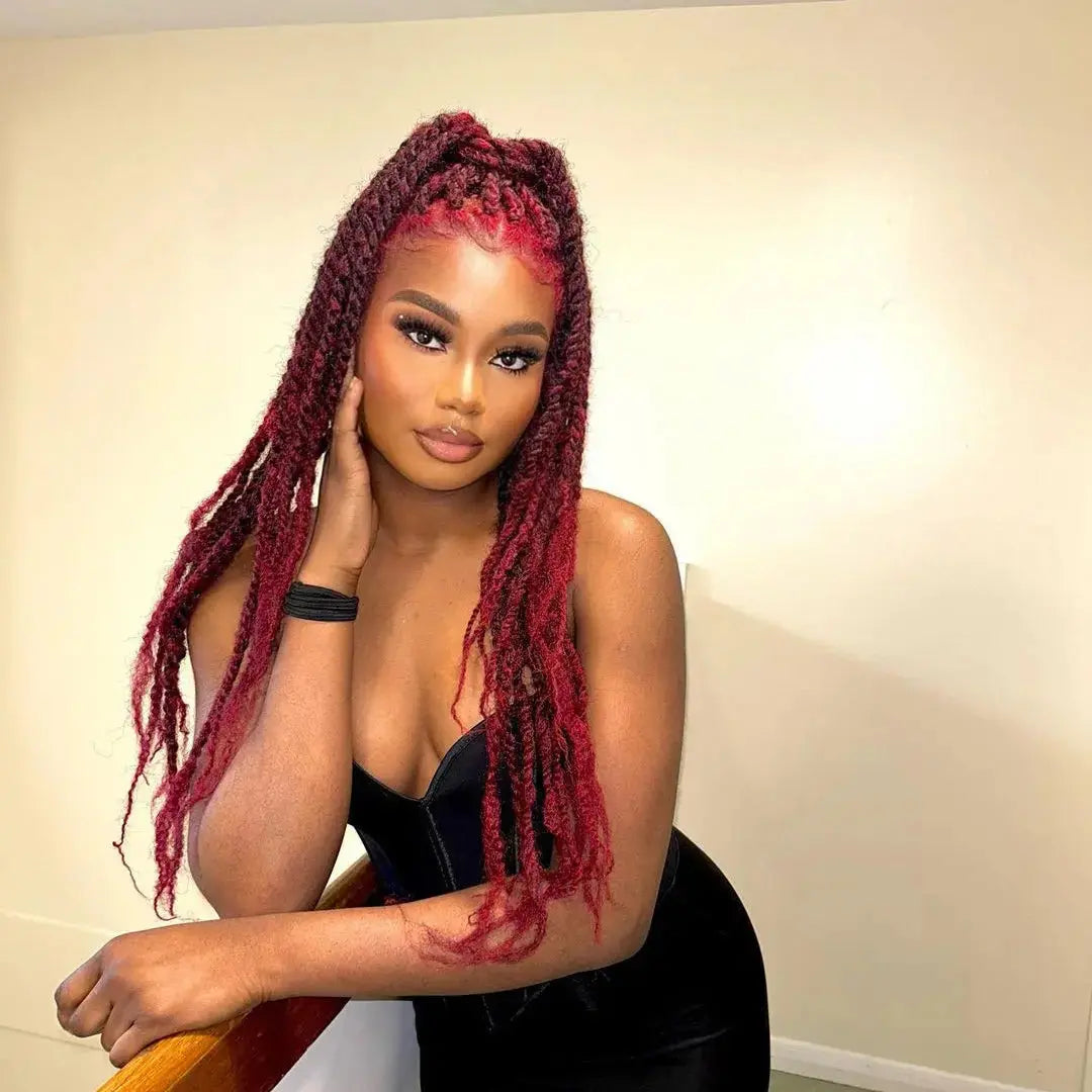 ToyoTress Marley Hair Crochet Braids Marley Twist Hair For Faux Locs Long Afro Kinky Curly Braiding Hair Synthetic