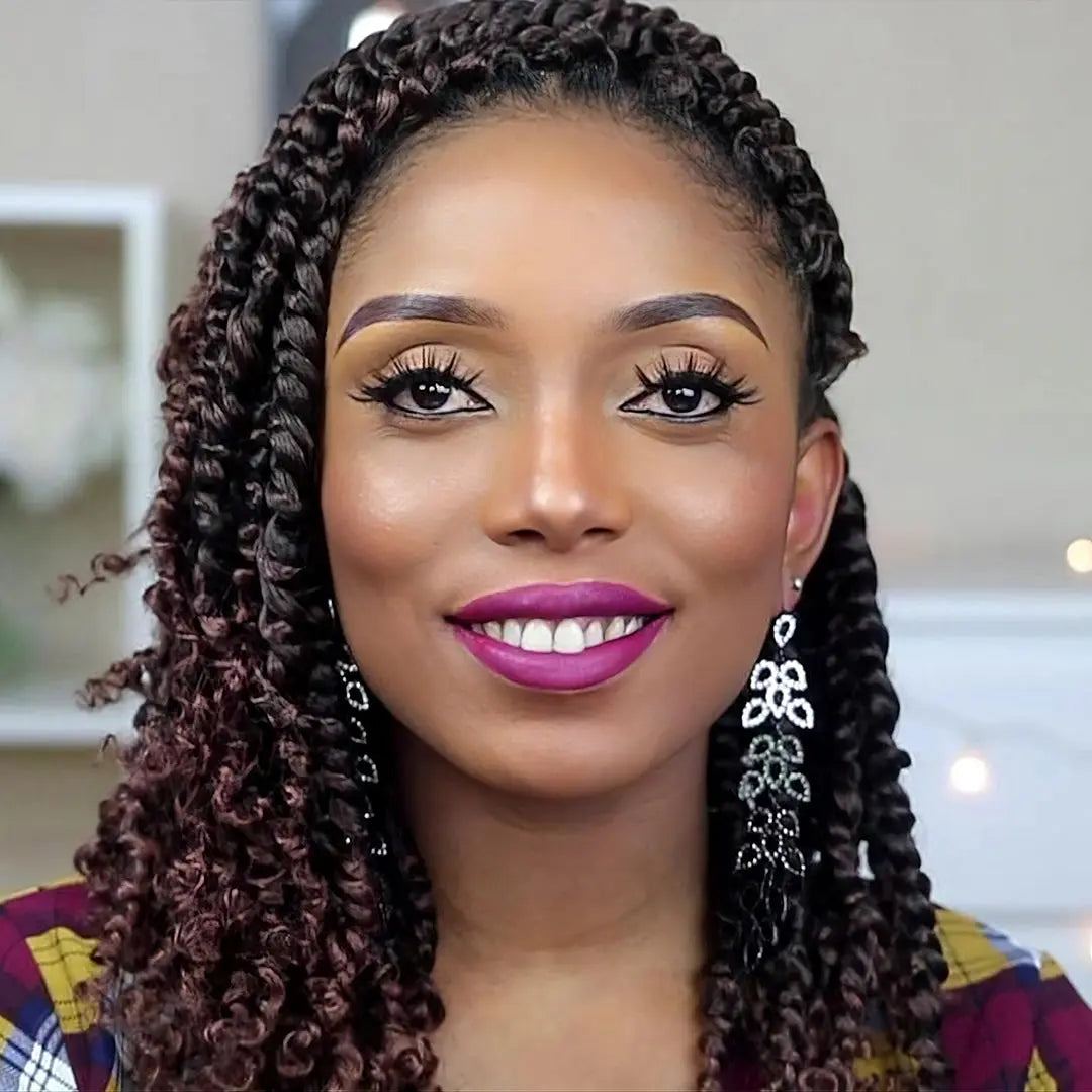 Passion twist handmade crochet hair extensions bohemian style