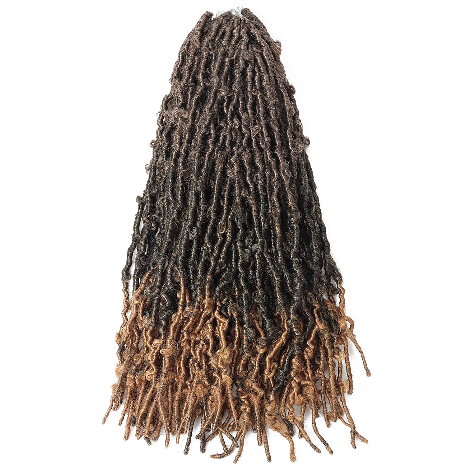 Clearance | Butterfly Locs 8 Packs | Pre-Looped Distressed Braiding Synthetic Crochet Hair