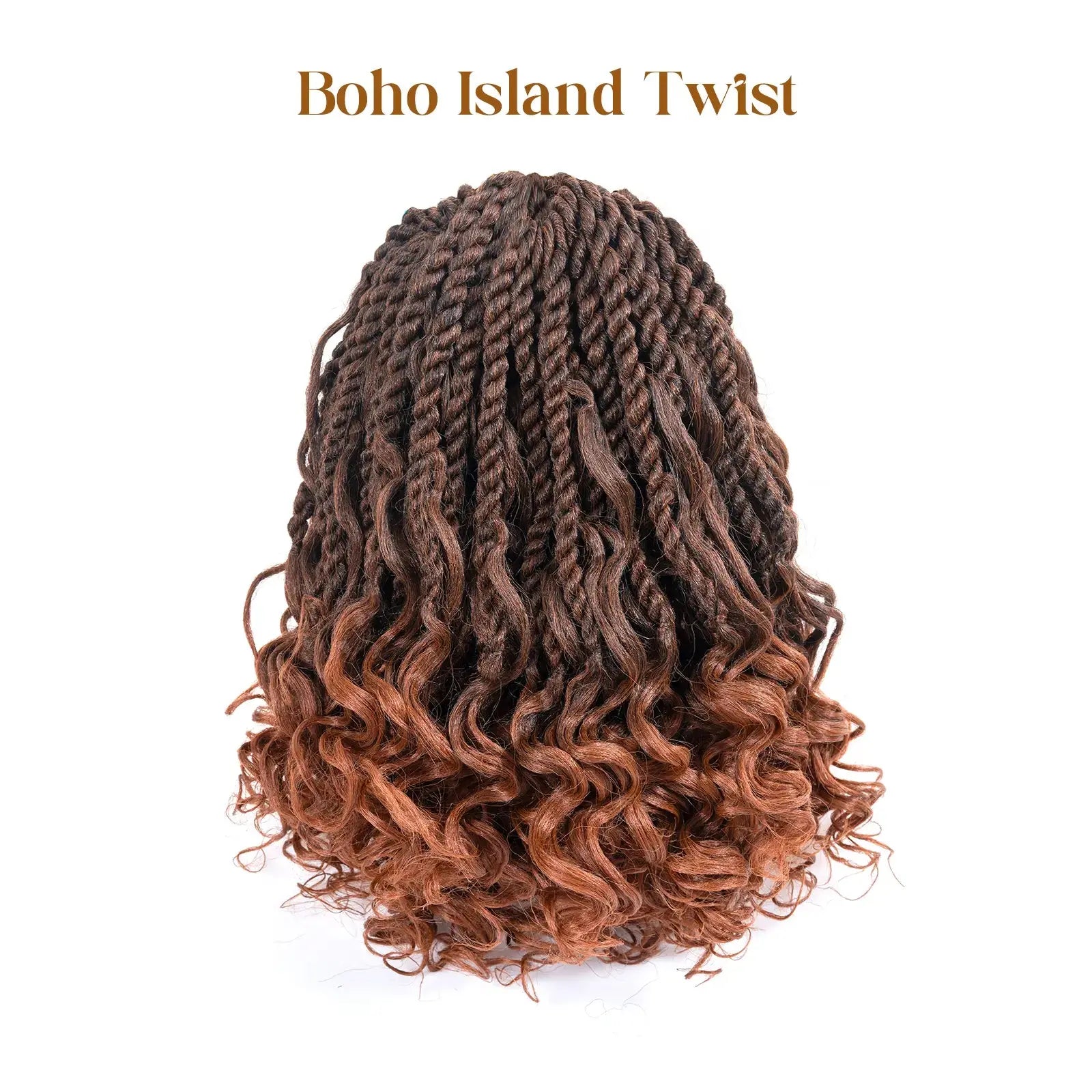 Toyotress Boho Island Twist with Curls Senegalese Twist With Curly Ends