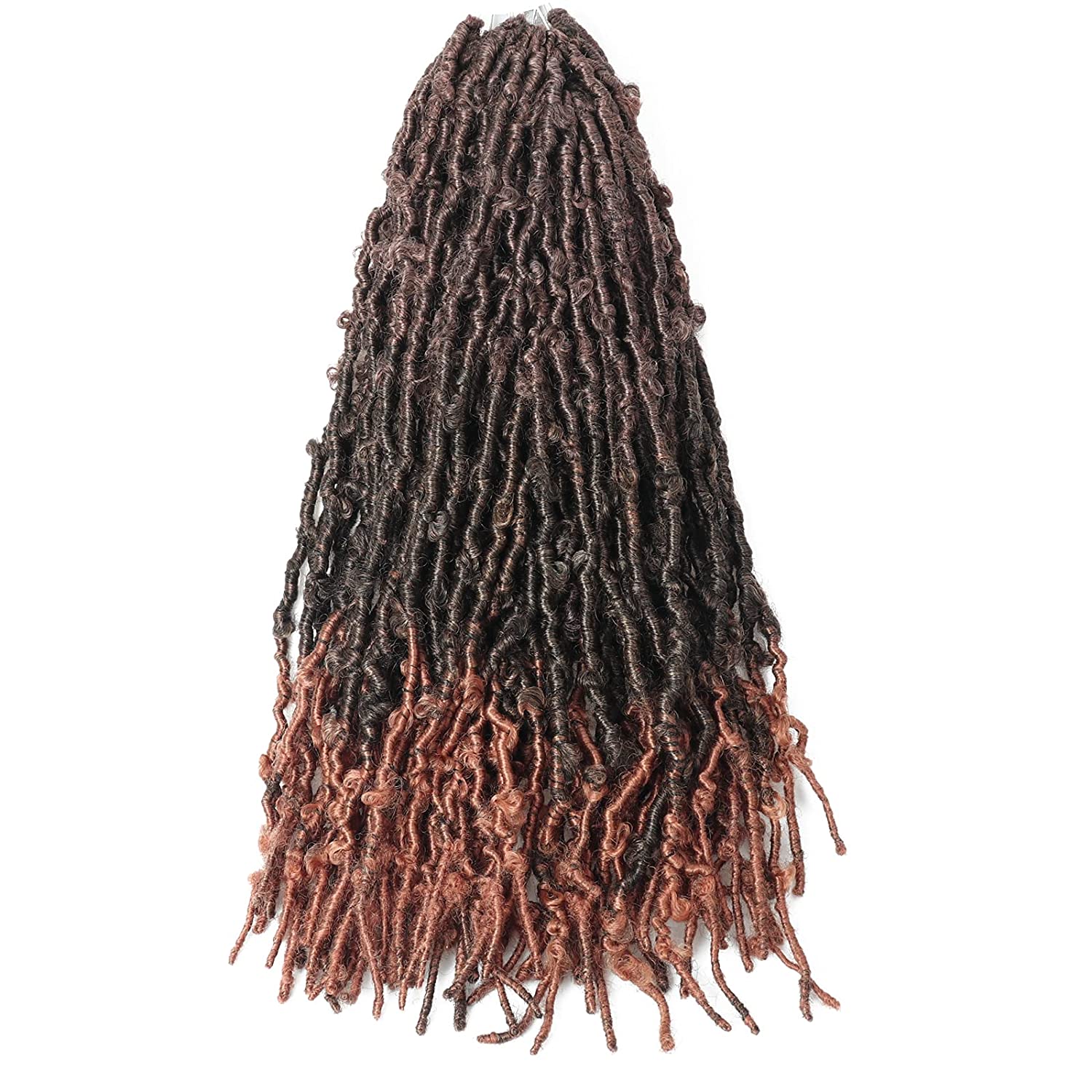 Clearance | Butterfly Locs 8 Packs | Pre-Looped Distressed Braiding Synthetic Crochet Hair