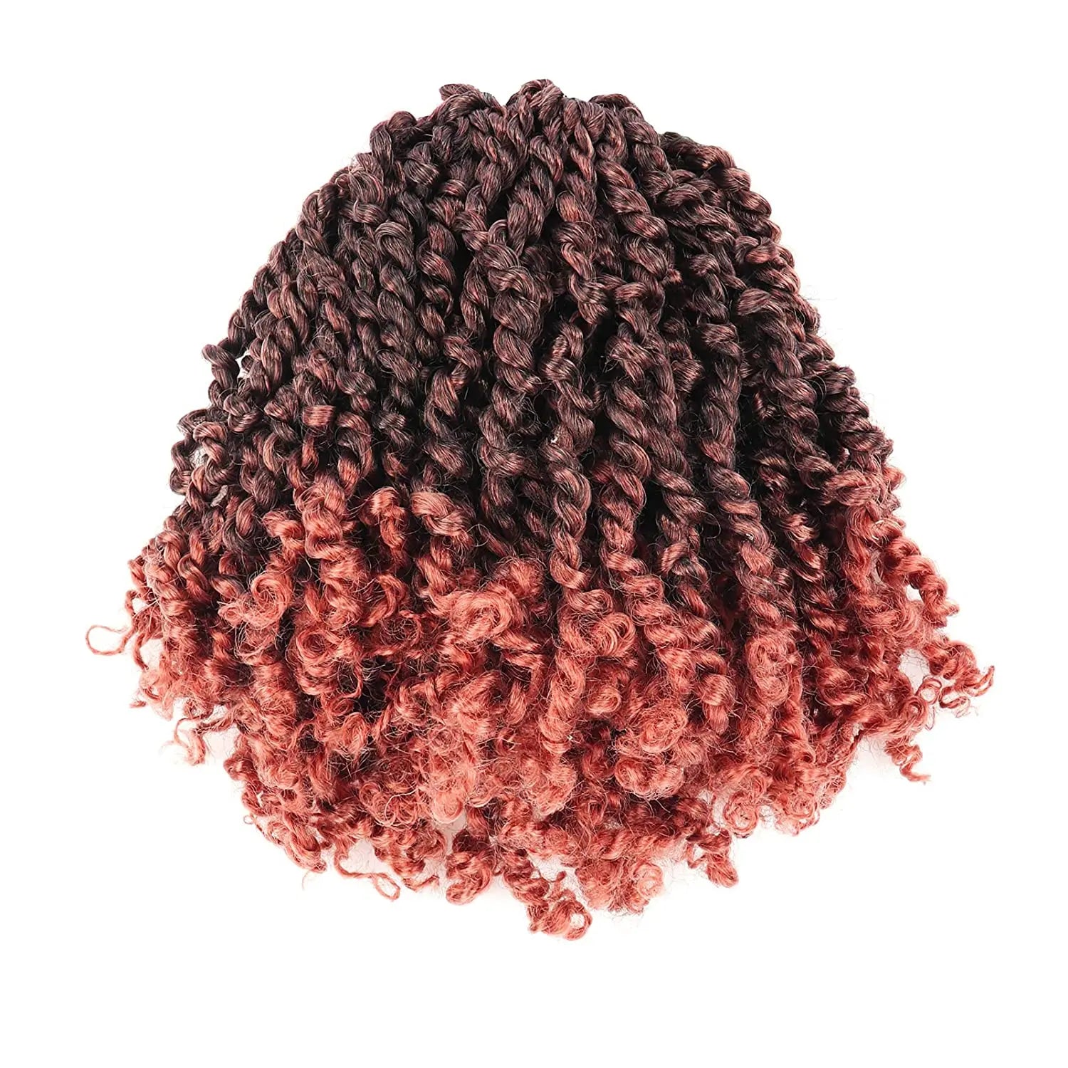 Toyotress Tiana Passion Twist Hair Pre-Twisted Pre-Looped Passion Twists Crochet Braids Made Of Bohemian Hair Synthetic Braiding Hair Extension