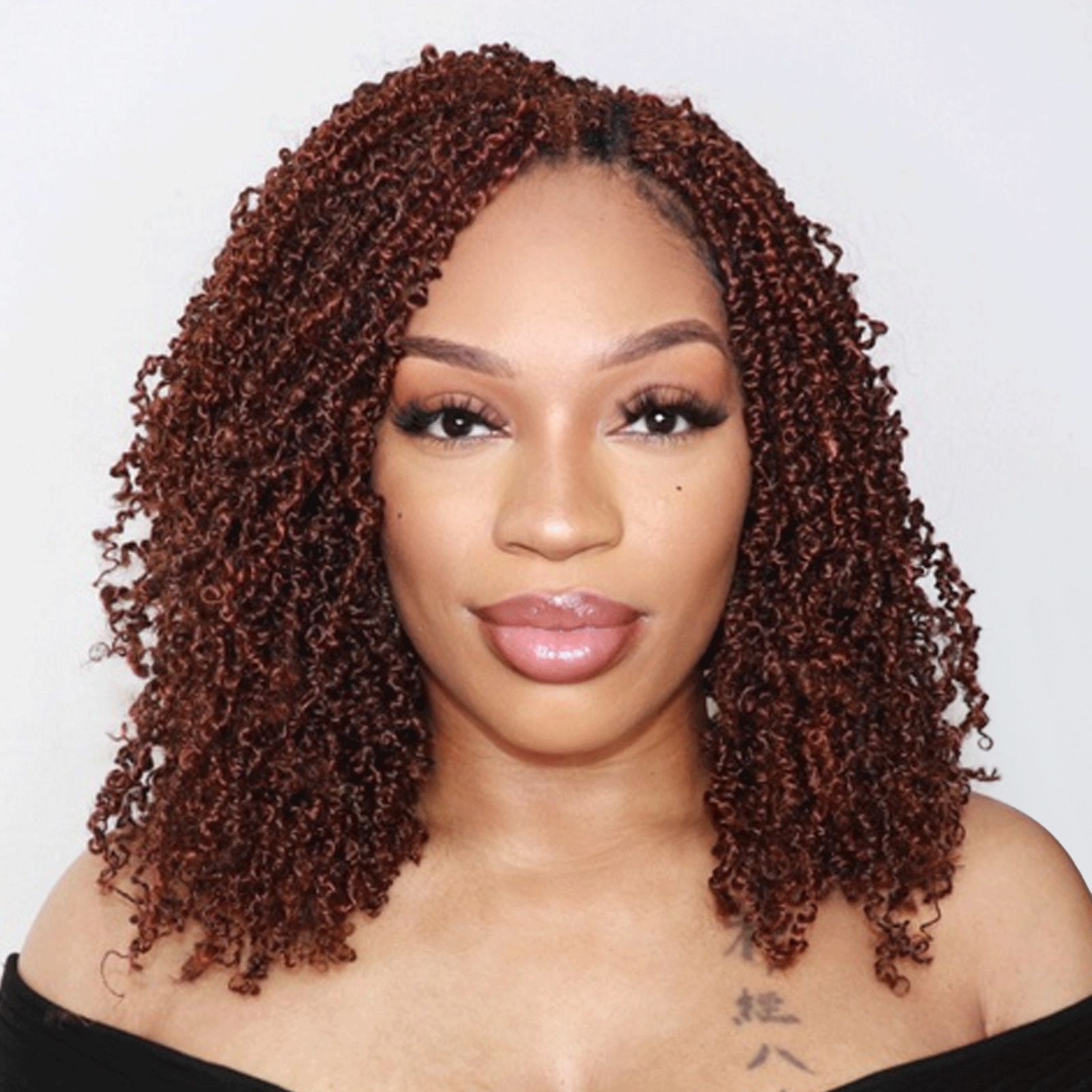 8 Packs Toyotress 6-18 Inch Yanky Twist | Yanky Twist Braiding Hair with Curls Fluffy Marlybob Crochet Hair Pre Twisted Short Passion Twist Crochet Braids Synthetic Hair Extensions for Women