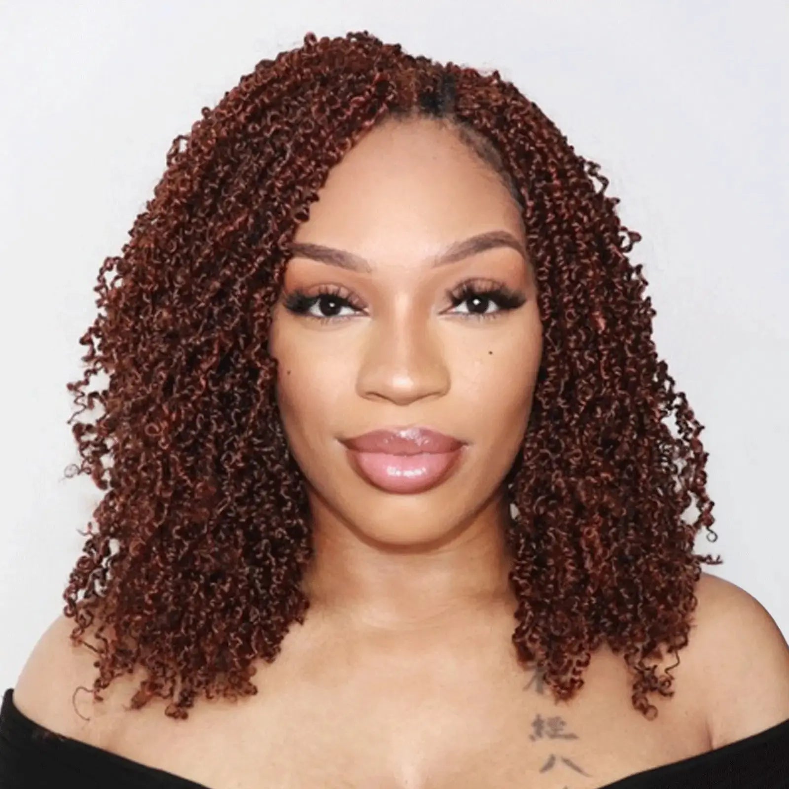 8 Packs YT |  Toyotress® Yanky Twist Crochet Hair Mini Passion Twist Short Passion Twist Pre Twisted Bob Twist Hair Extensions Toyotress