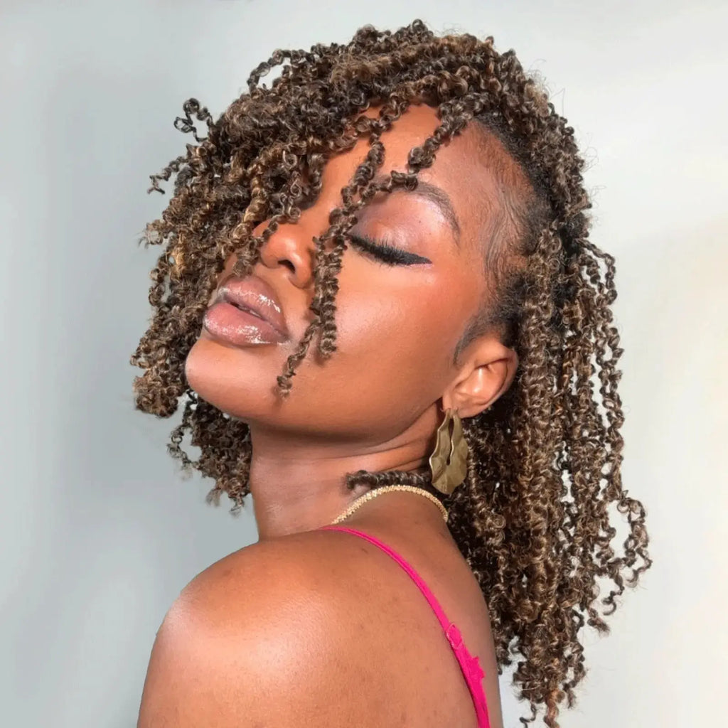 8 Packs YT | Toyotress® Yanky Twist Crochet Hair Mix-color Short Passion Twist Pre Twisted Bob Twist Hair Extensions Toyotress