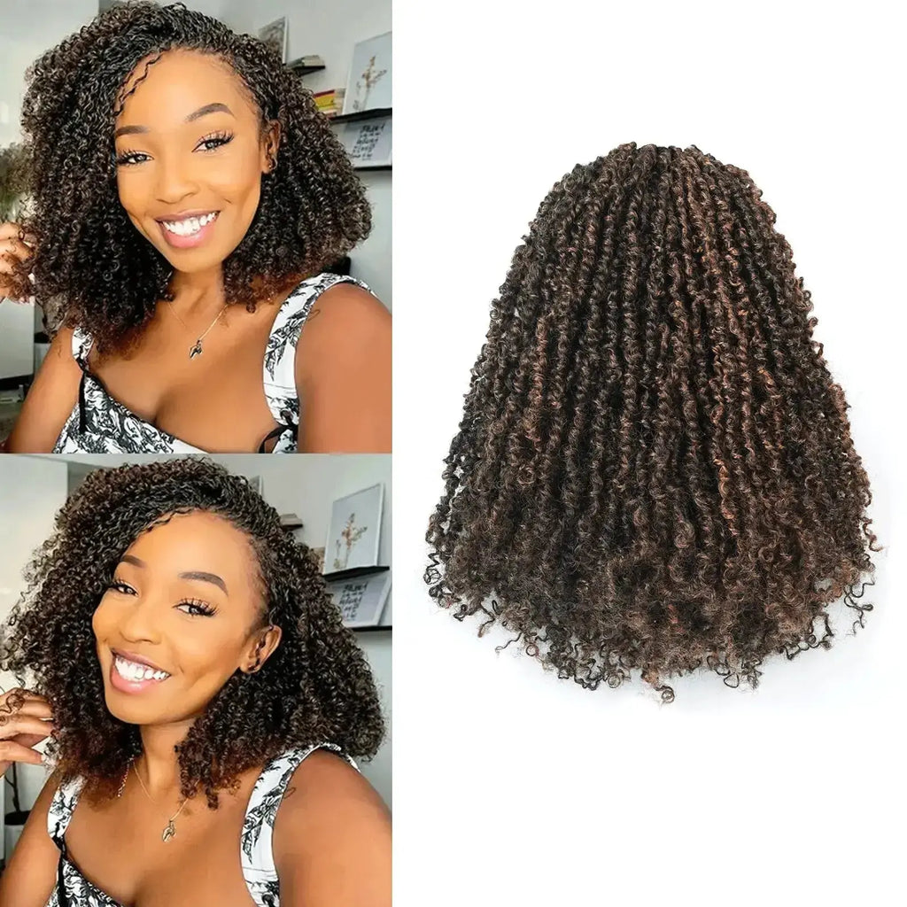 Toyotress Mini Yanky Twist Braiding Hair Short Passion Twist Crochet Braids Synthetic Hair Extensions