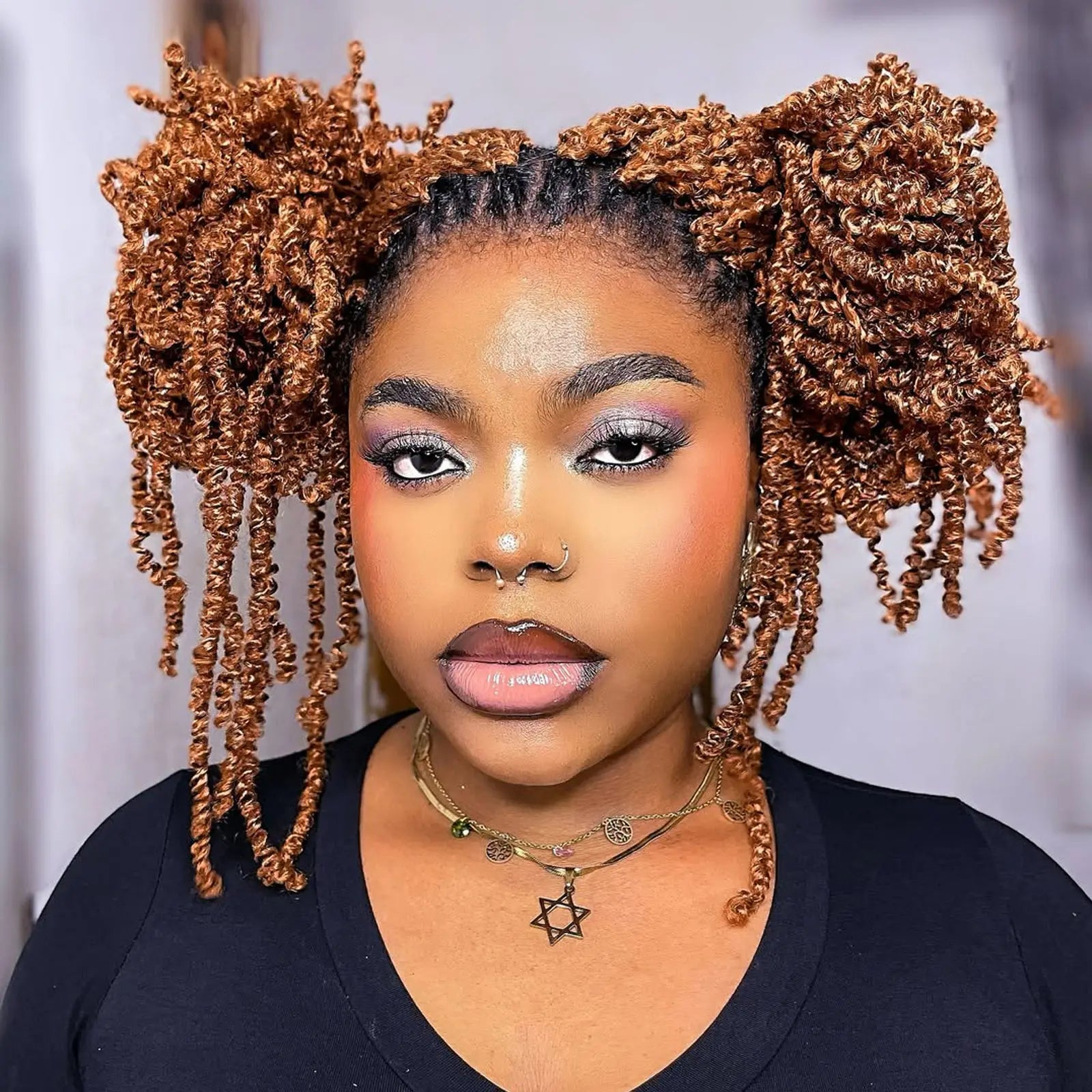 8 Packs MKT | Toyotress® Micro Kinky Twist Mini Spring Twist Hair Springy Afro Twist Hair Fluffy Kinky Twist Crochet Hair Extensions Toyotress