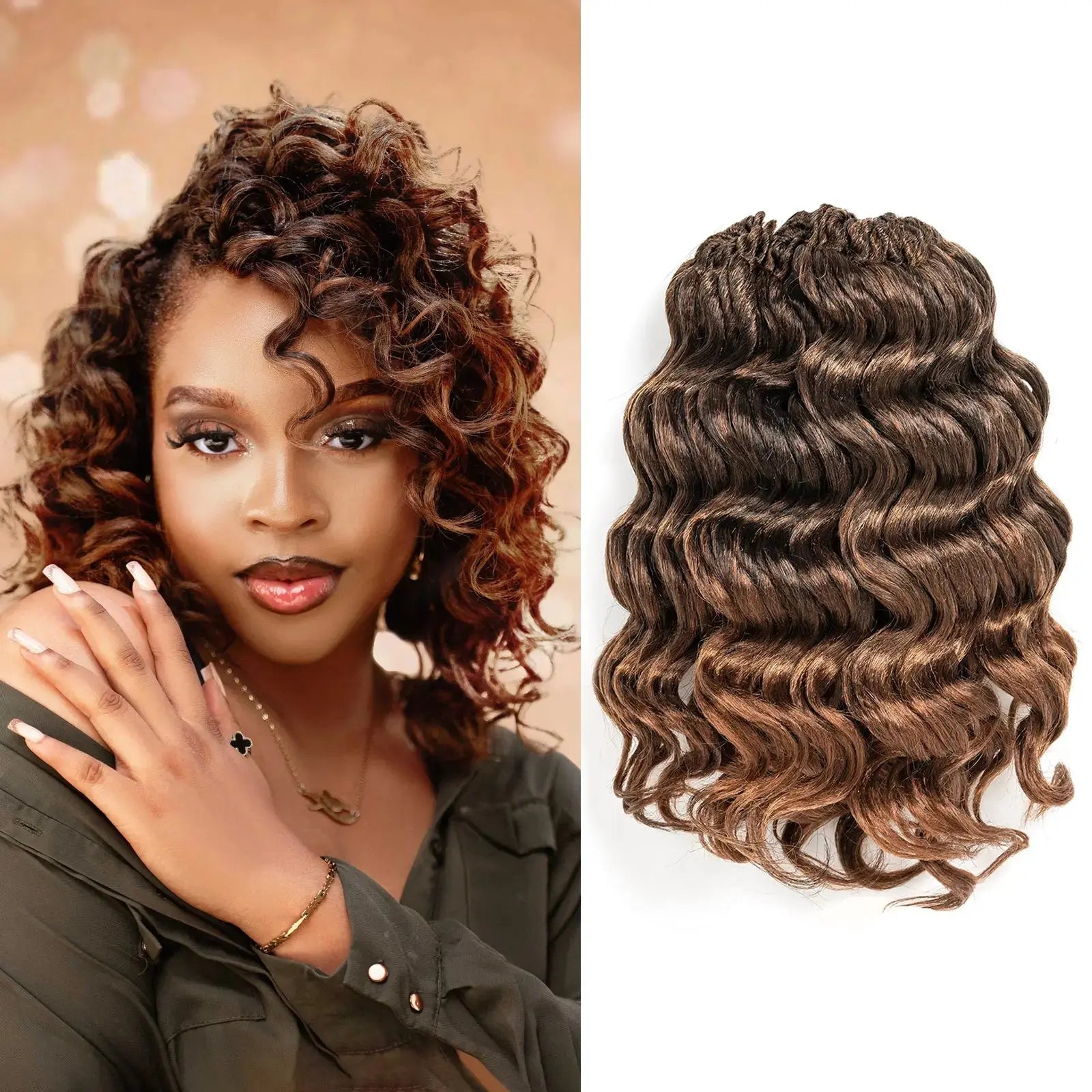 Toyotress Ocean Wave Synthetic Crochet Braiding Hair Extensions
