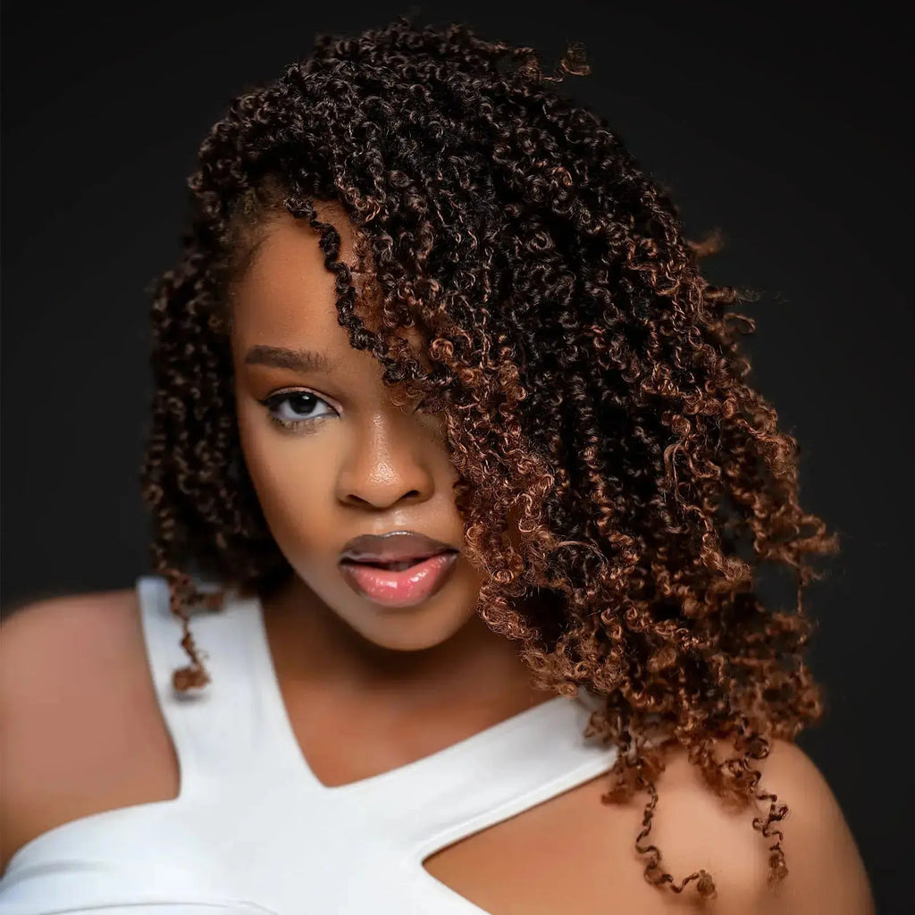 Toyotress Mini Yanky Twist Braiding Hair Short Passion Twist Crochet Braids Synthetic Hair Extensions