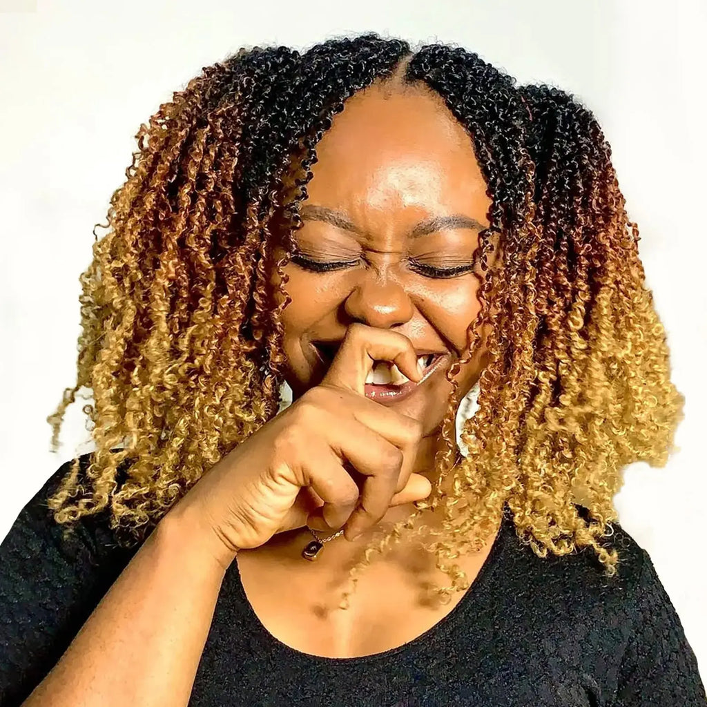 Toyotress Mini Yanky Twist Braiding Hair Short Passion Twist Crochet Braids Synthetic Hair Extensions