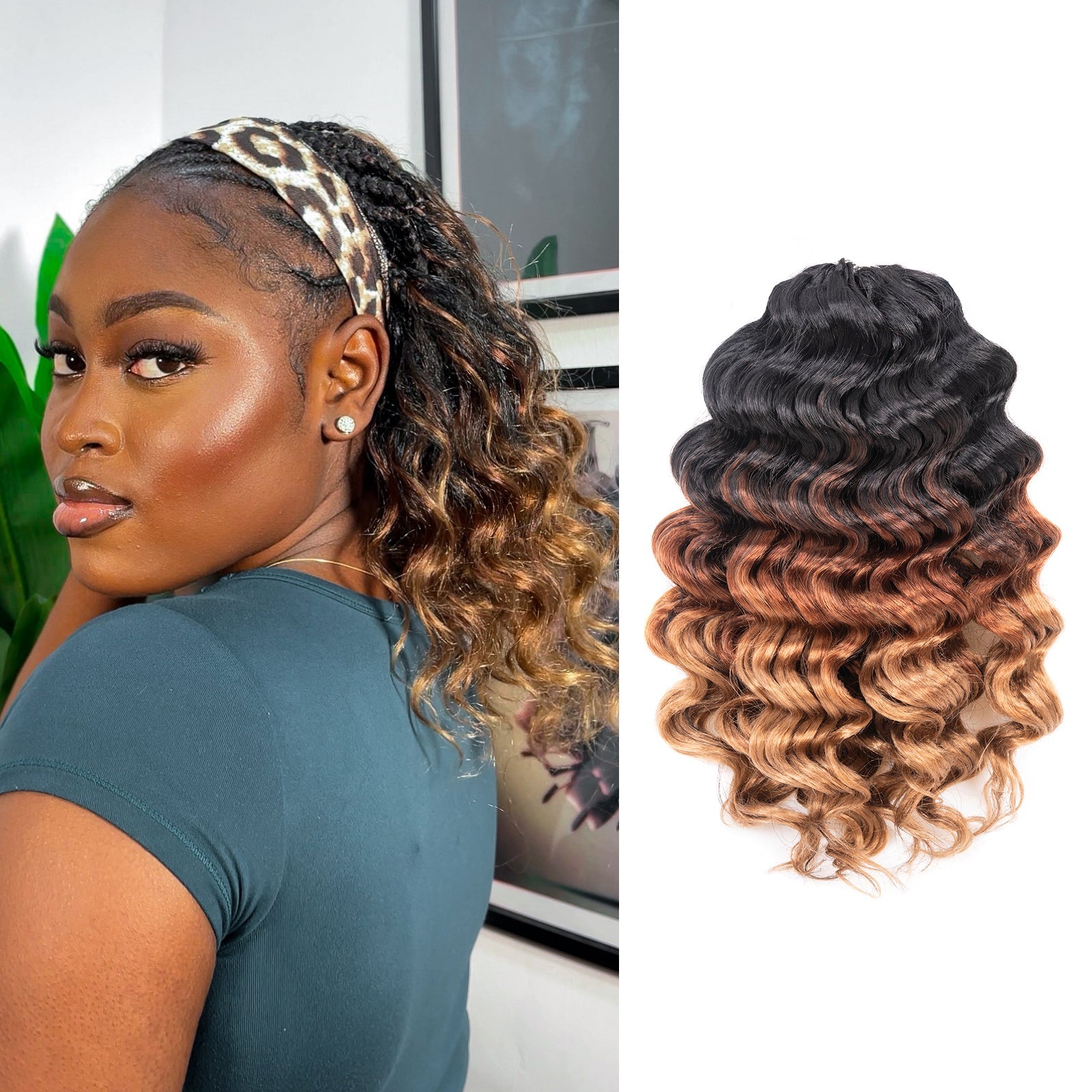 Toyotress Ocean Wave Synthetic Crochet Braiding Hair Extensions