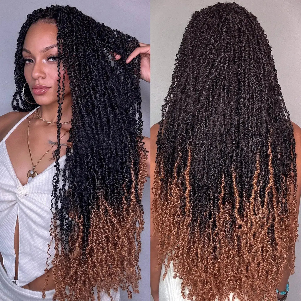 Toyotress Mini Yanky Twist Braiding Hair Short Passion Twist Crochet Braids Synthetic Hair Extensions