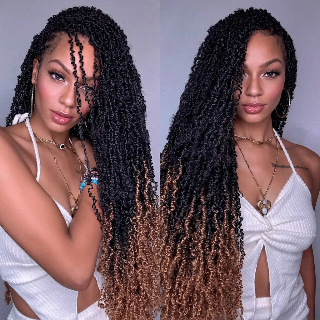 Toyotress Mini Yanky Twist Braiding Hair Short Passion Twist Crochet Braids Synthetic Hair Extensions