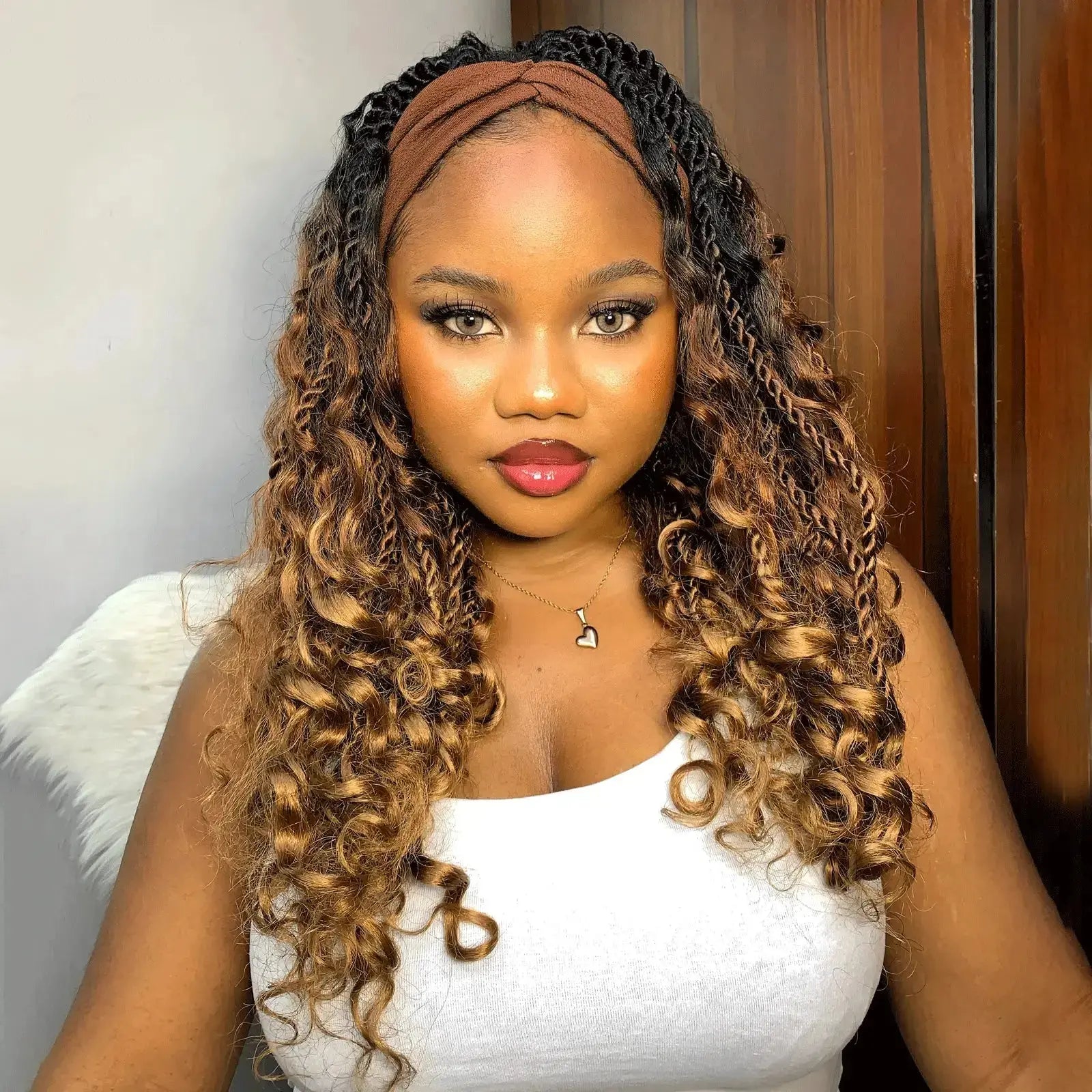 Toyotress Boho Island Twist with Curls Senegalese Twist With Curly Ends