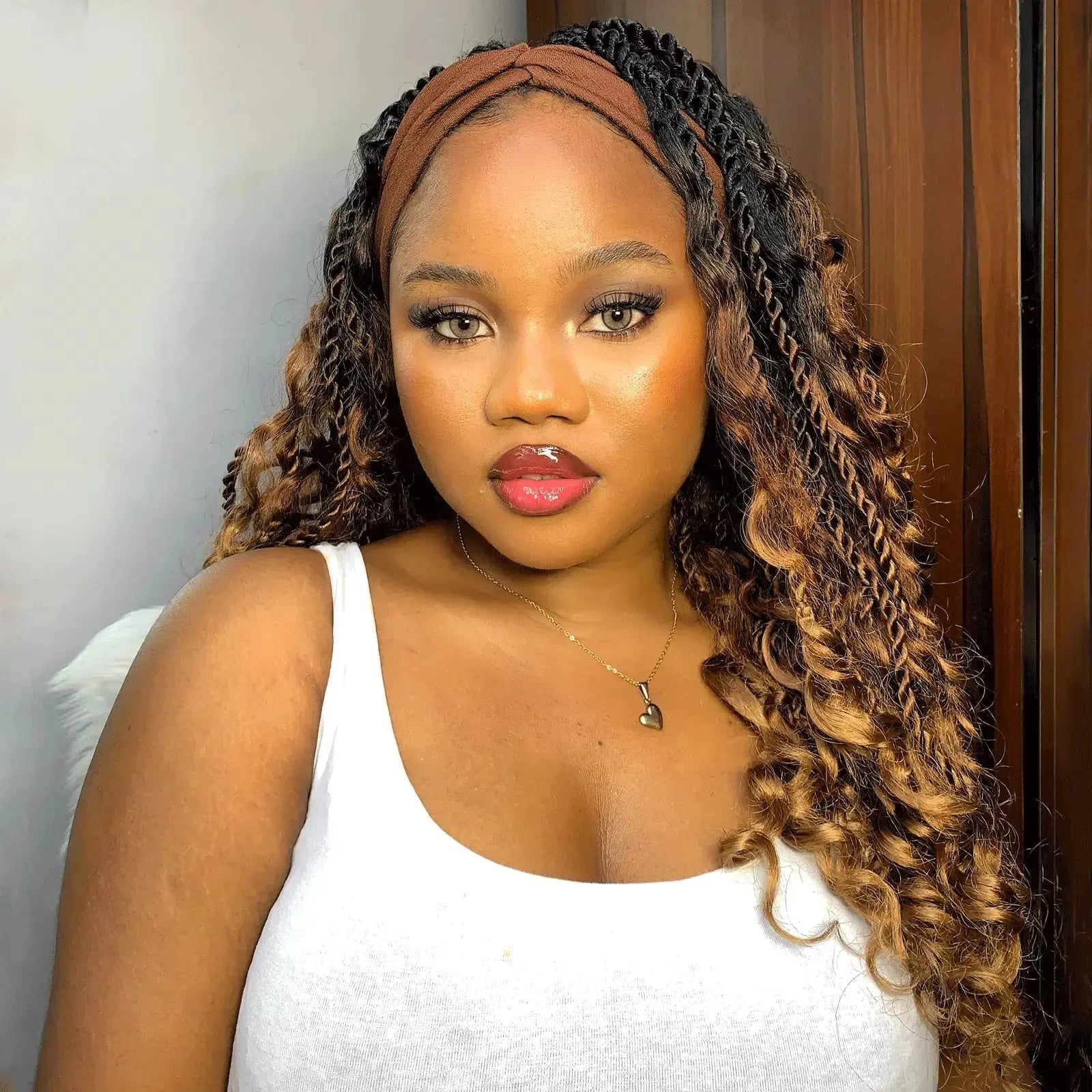 Toyotress Boho Island Twist with Curls Senegalese Twist With Curly Ends