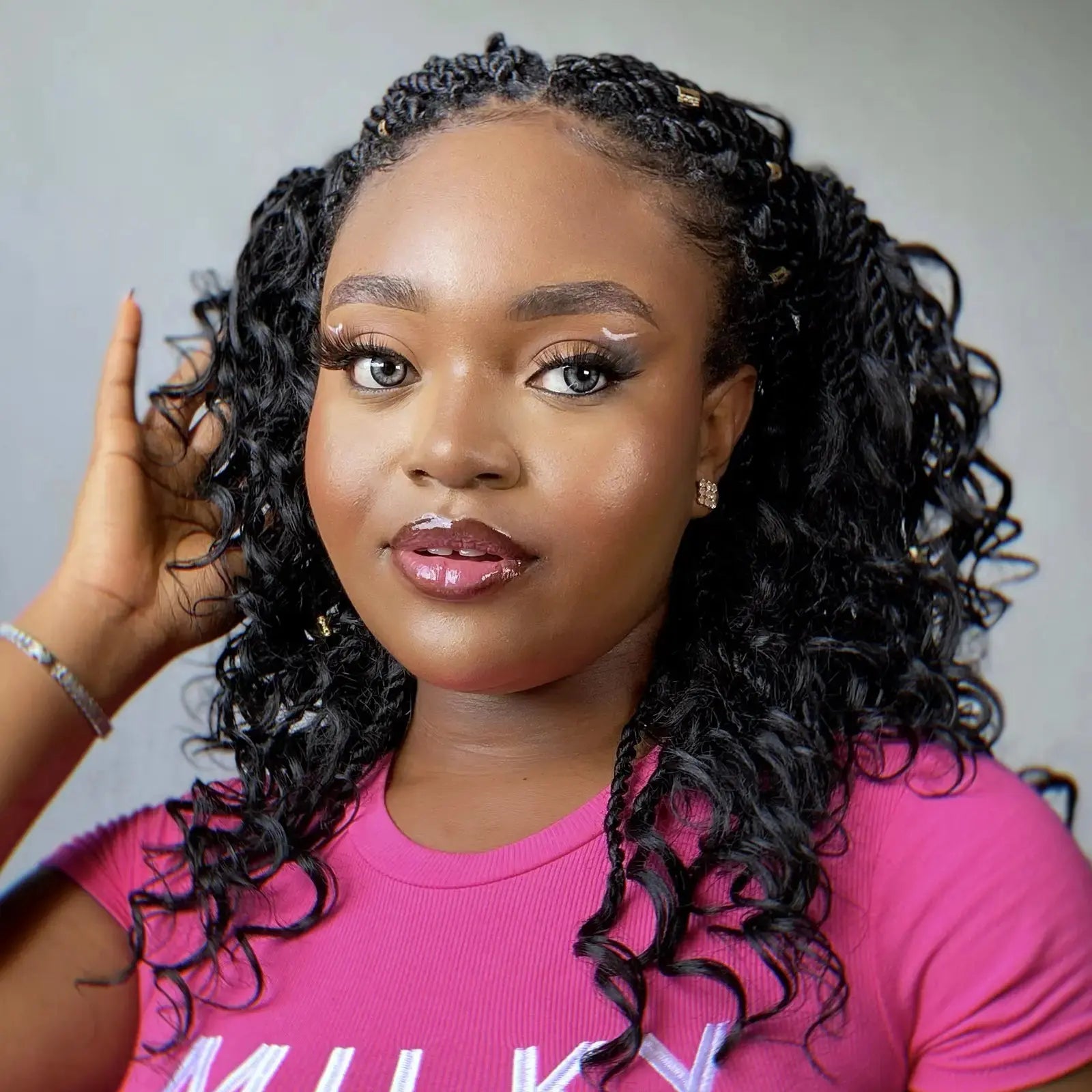 Toyotress Boho Island Twist with Curls Senegalese Twist With Curly Ends