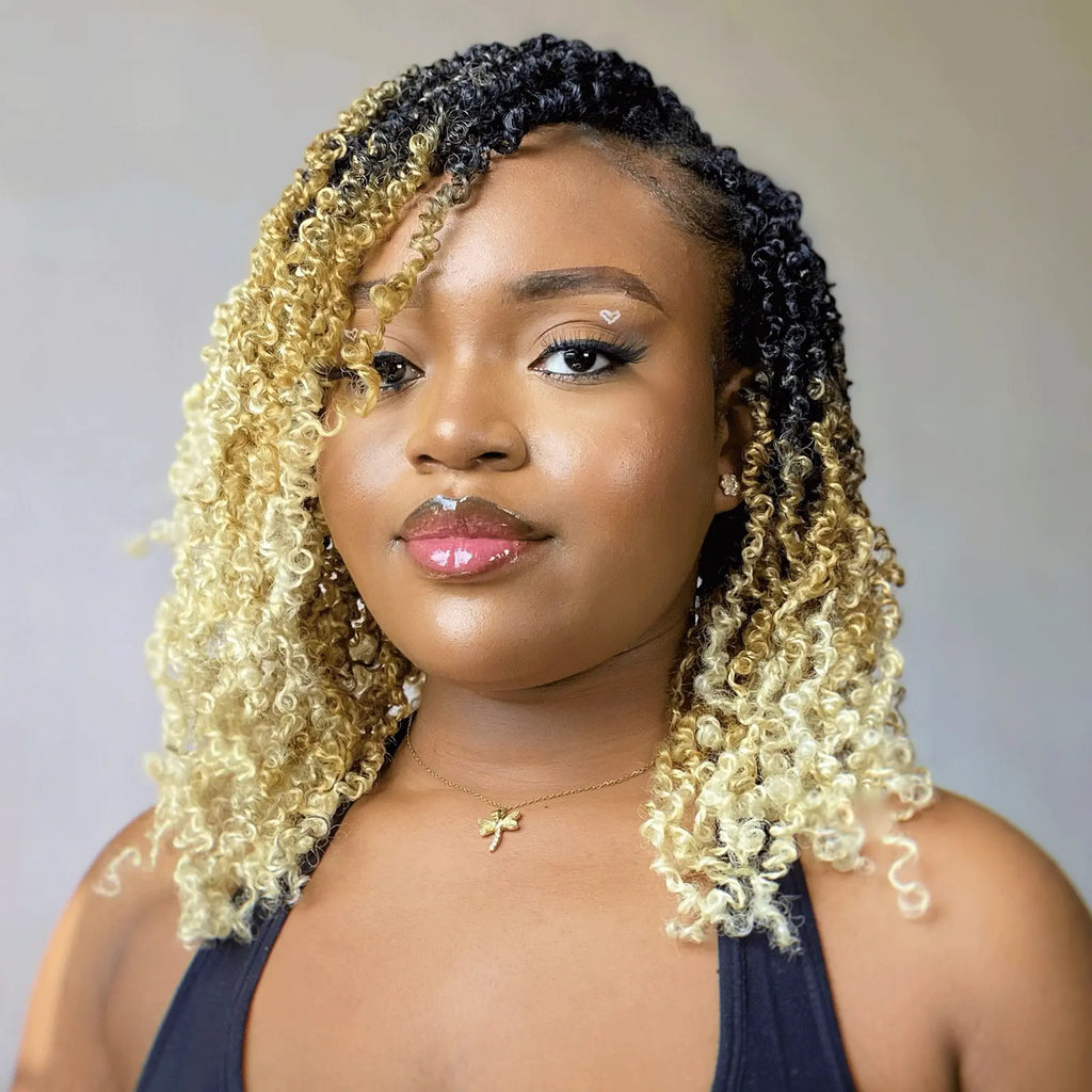 Toyotress Mini Yanky Twist Braiding Hair Short Passion Twist Crochet Braids Synthetic Hair Extensions