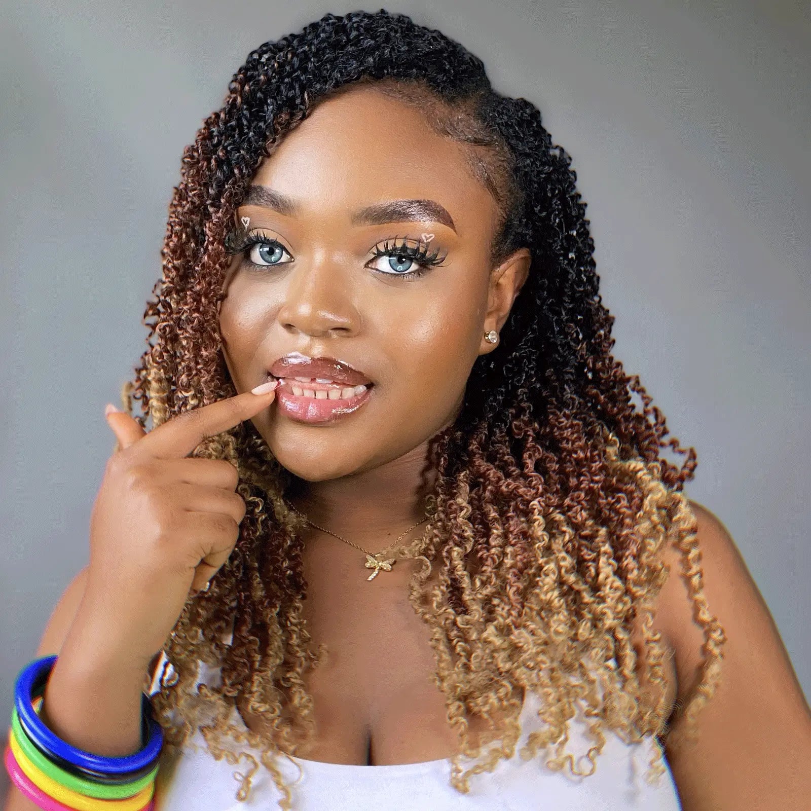 ( US ONLY) FAST SHIPPING YT | Toyotress® Yanky Twist Pre Looped Mini Passion Twist Short Passion Twist Crochet Braids Synthetic Hair Extensions Toyotress