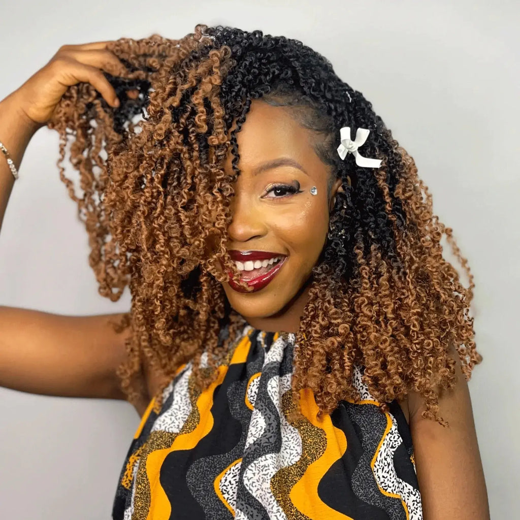 Toyotress Mini Yanky Twist Braiding Hair Short Passion Twist Crochet Braids Synthetic Hair Extensions
