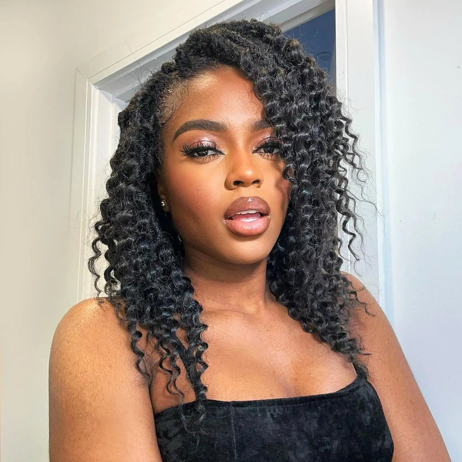 Toyotress Deep Wave Locs Crochet French Locs With Long Curly Ends Braiding Hair For Women