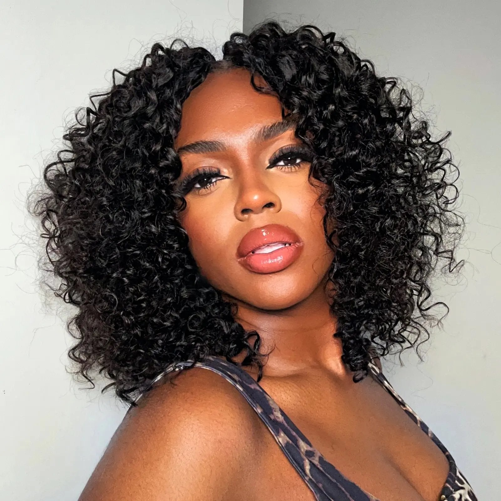 Toyotress® Knotless Pre-Separated Human Crochet Hair Kinky Curly Spring Curly Hair Extensions Human Hair Crochet Kinky Curly