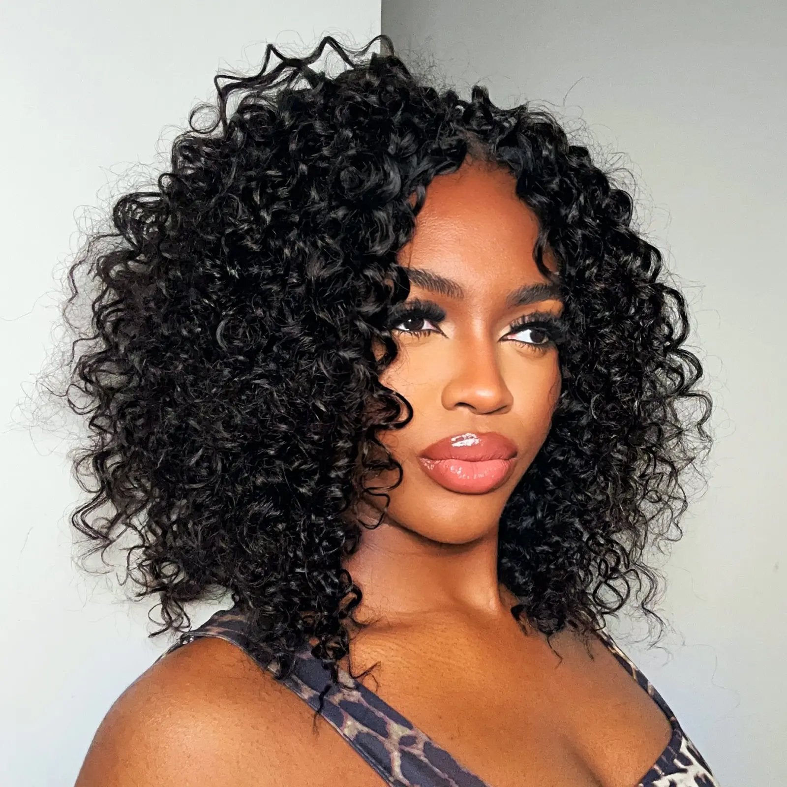Toyotress® Knotless Pre-Separated Human Crochet Hair Kinky Curly Spring Curly Hair Extensions Human Hair Crochet Kinky Curly