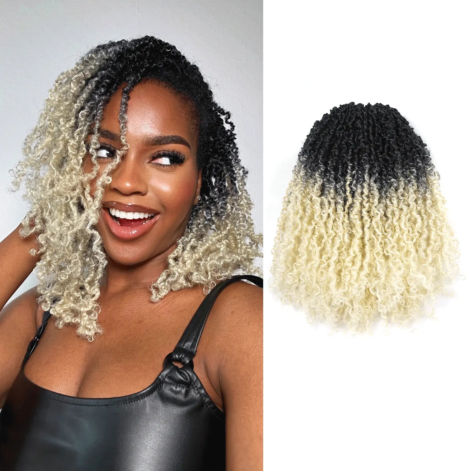 ( US ONLY) FAST SHIPPING YT | Toyotress® Yanky Twist Pre Looped Mini Passion Twist Short Passion Twist Crochet Braids Synthetic Hair Extensions Toyotress