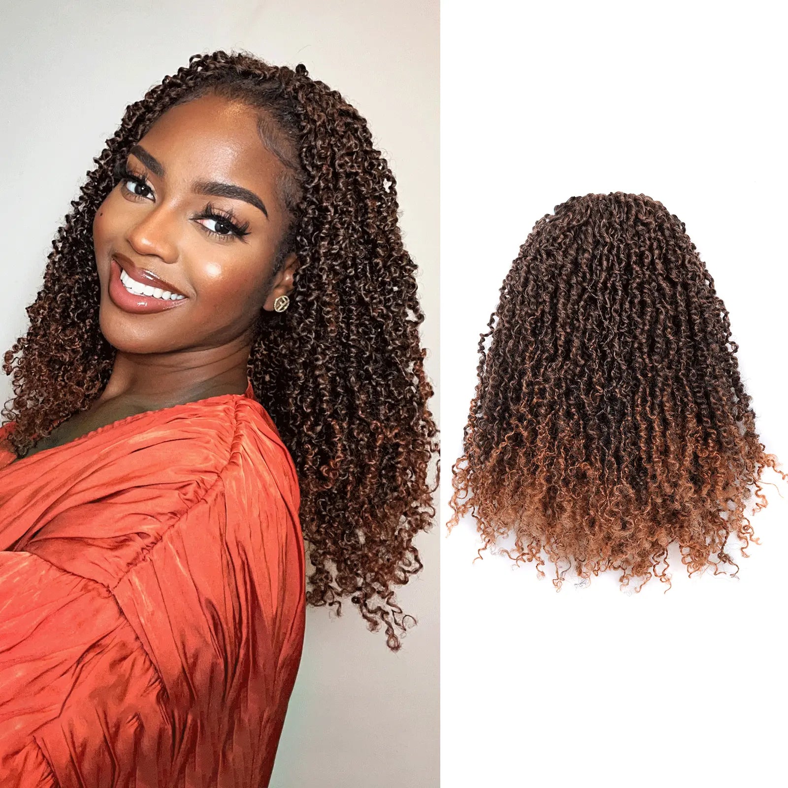 ( US ONLY) FAST SHIPPING YT | Toyotress® Yanky Twist Pre Looped Mini Passion Twist Short Passion Twist Crochet Braids Synthetic Hair Extensions Toyotress