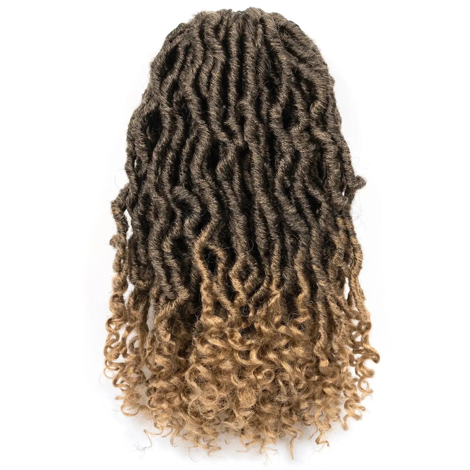 Toyotress Passion Locs Crochet Hair Handmade Curly Hair Crochet Synthetic Braiding Hair