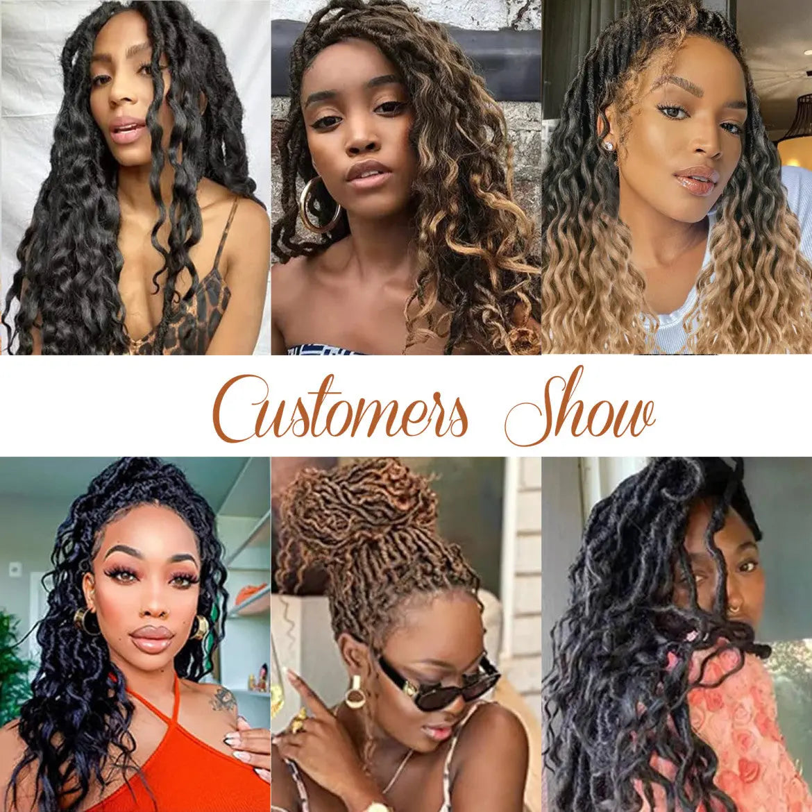Toyotress Deep Wave Locs Crochet French Locs With Long Curly Ends Braiding Hair For Women