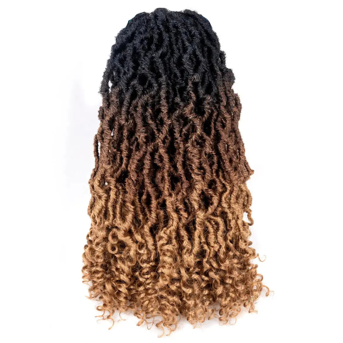 Toyotress Passion Locs Crochet Hair Handmade Curly Hair Crochet Synthetic Braiding Hair