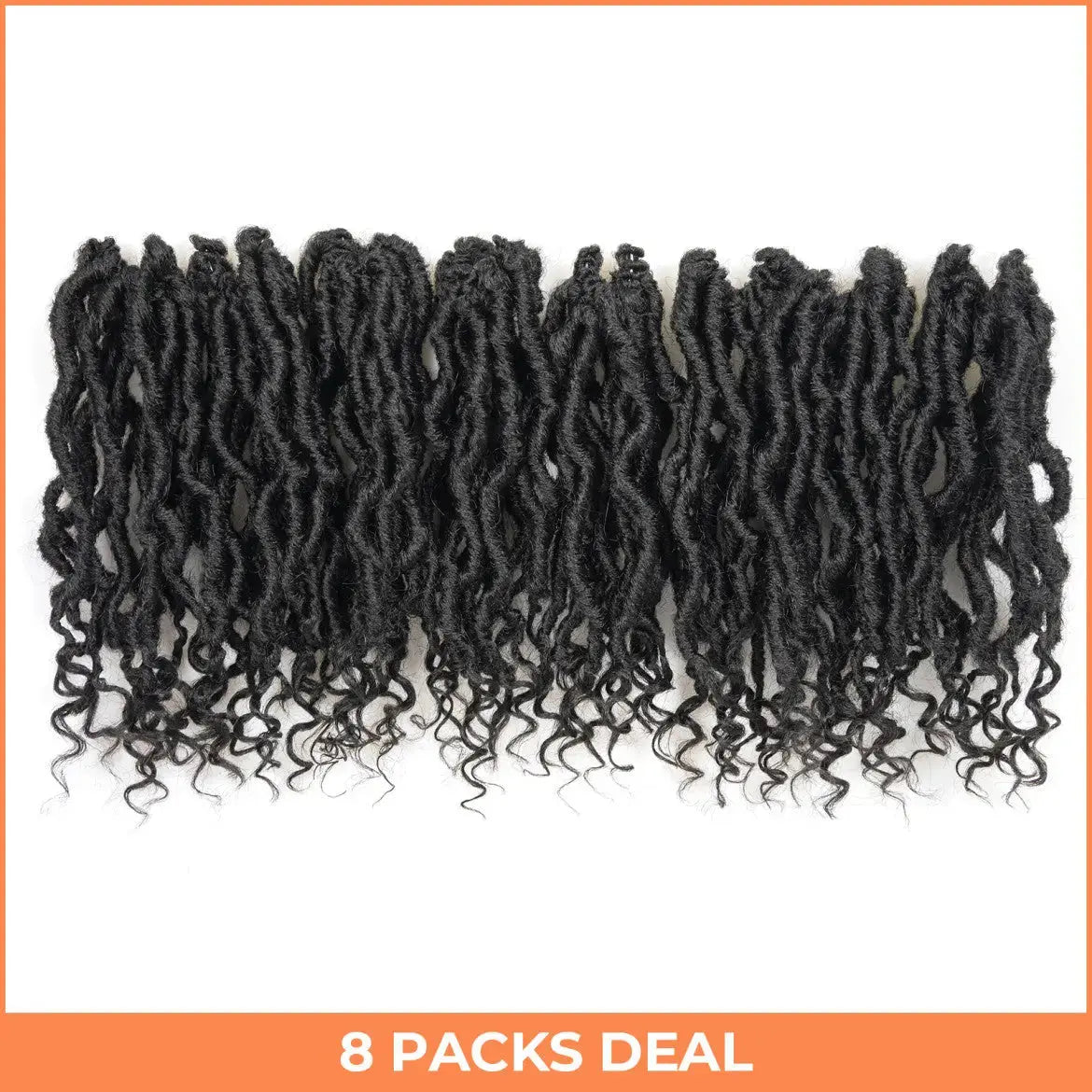 Toyotress Passion Locs Crochet Hair Handmade Curly Hair Crochet Synthetic Braiding Hair