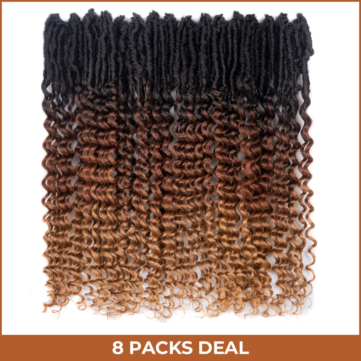 TOYOTRESS UNIQUE DEEP WAVE LOCS CROCHET | CROCHET FRENCH LOCS WITH LONG CURLY ENDS CROCHET HAIR PRE LOOPED DEEP WAVE LOCS BRAIDING HAIR FOR WOMEN