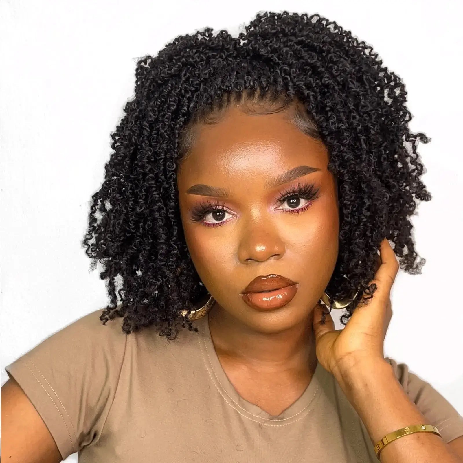 Toyotress Mini Yanky Twist Braiding Hair Short Passion Twist Crochet Braids Synthetic Hair Extensions