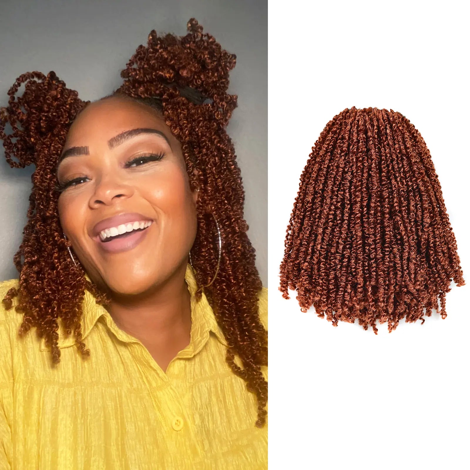 8 Packs MKT | Toyotress® Micro Kinky Twist Mini Spring Twist Hair Springy Afro Twist Hair Fluffy Kinky Twist Crochet Hair Extensions Toyotress