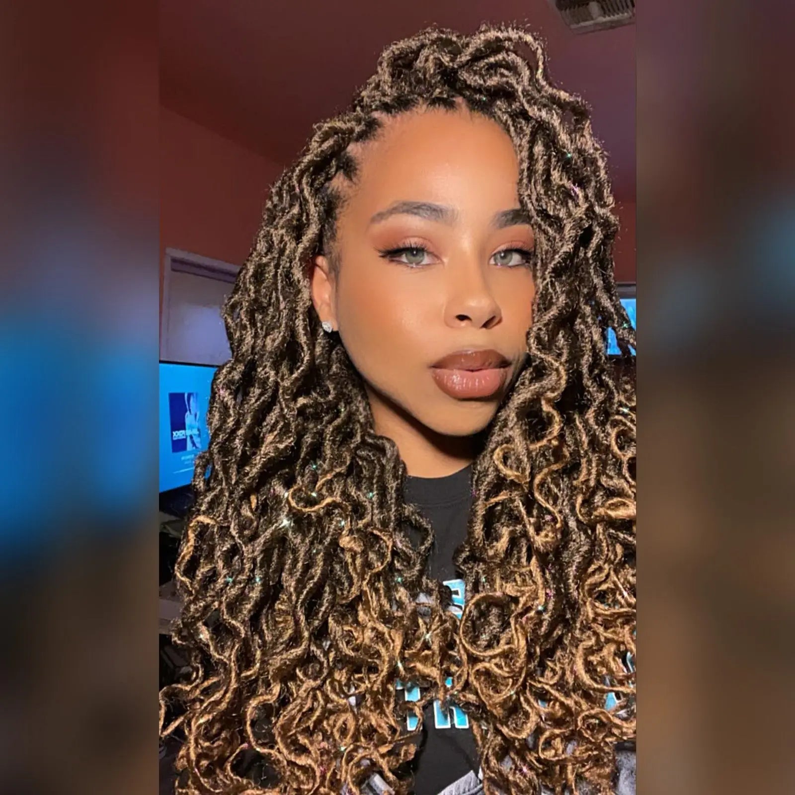 ToyoTress Toceana Curly Locs Crochet Hair Braiding Hair Extensions