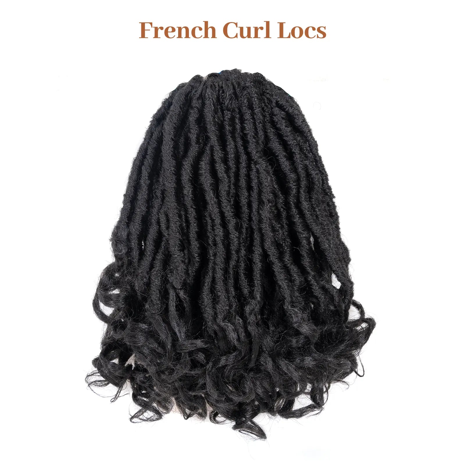 Toyotress Unique French Curl Locs Crochet French Locs With Curly Ends Crochet Hair Pre Looped French Curl Braiding Hair for Women
