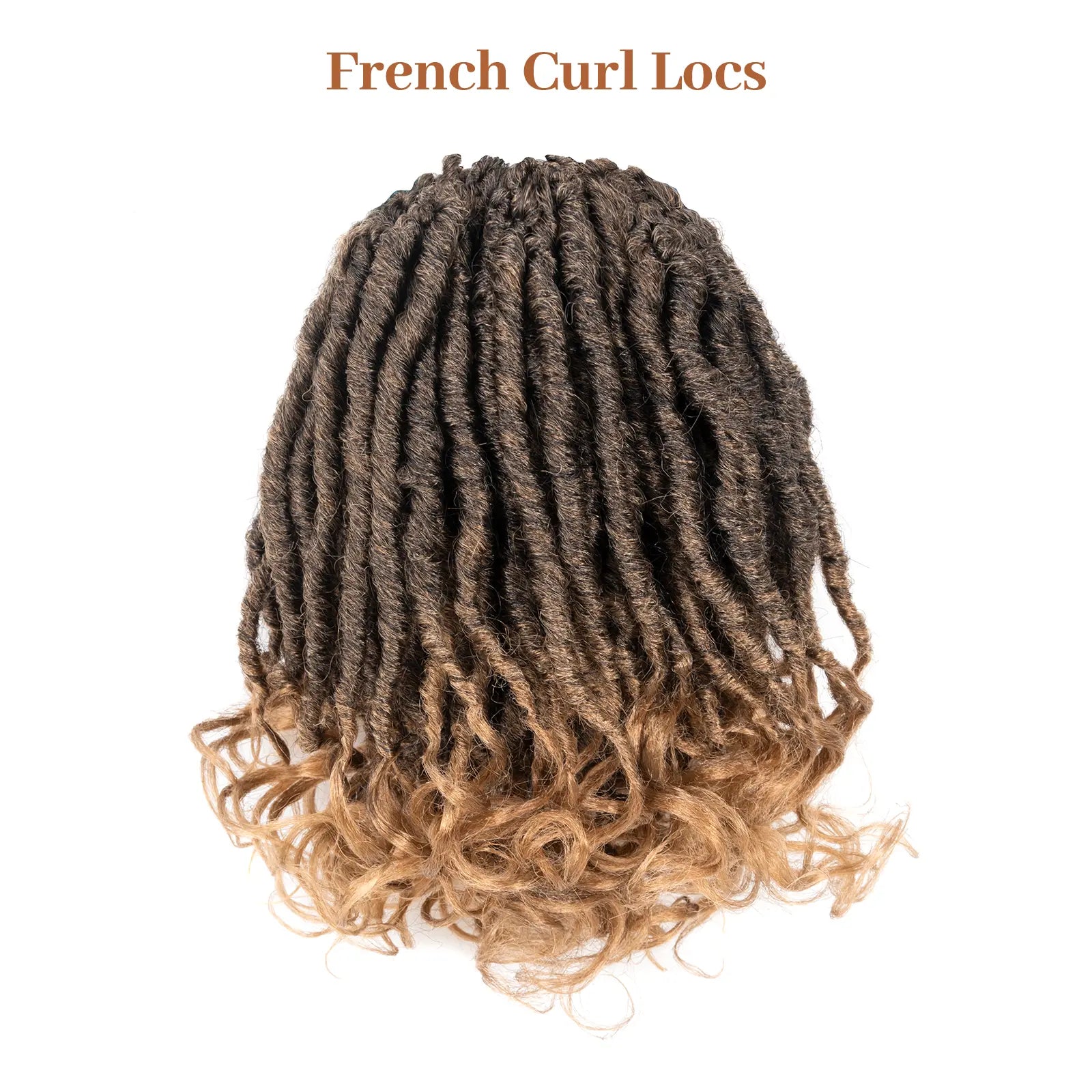 Toyotress Unique French Curl Locs Crochet French Locs With Curly Ends Crochet Hair Pre Looped French Curl Braiding Hair for Women