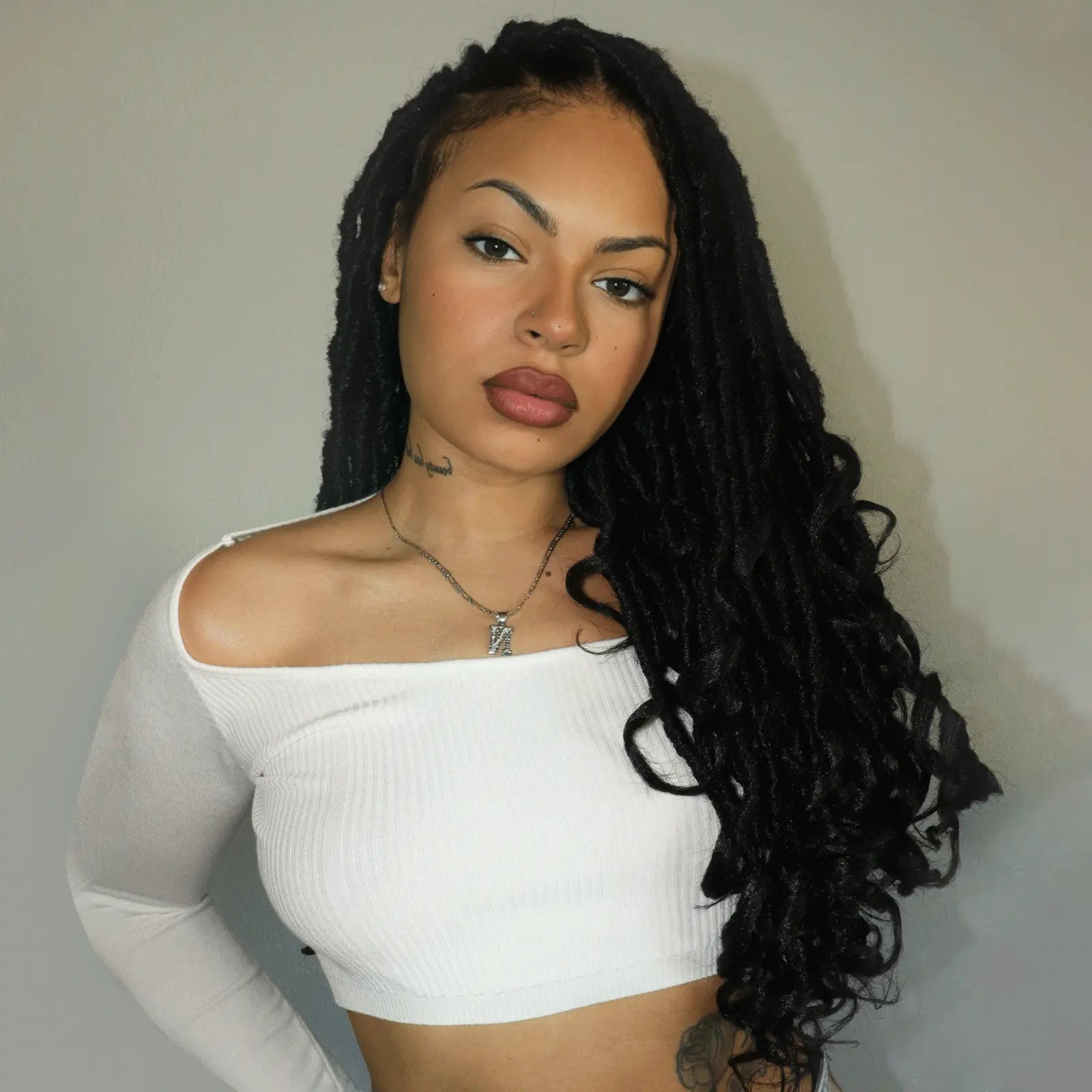 Toyotress Unique French Curl Locs Crochet French Locs With Curly Ends Crochet Hair Pre Looped French Curl Braiding Hair for Women