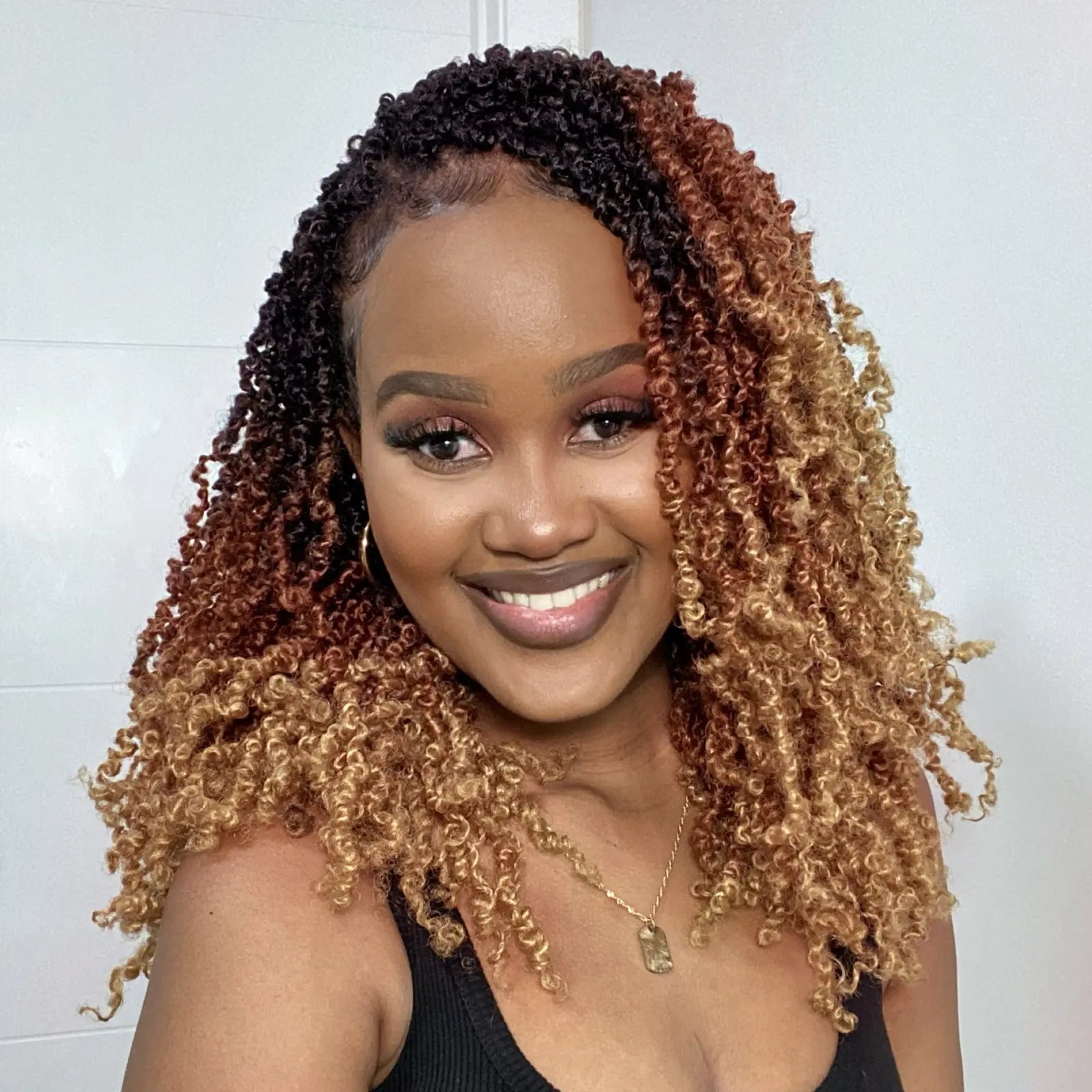 ( US ONLY) FAST SHIPPING YT | Toyotress® Yanky Twist Pre Looped Mini Passion Twist Short Passion Twist Crochet Braids Synthetic Hair Extensions Toyotress