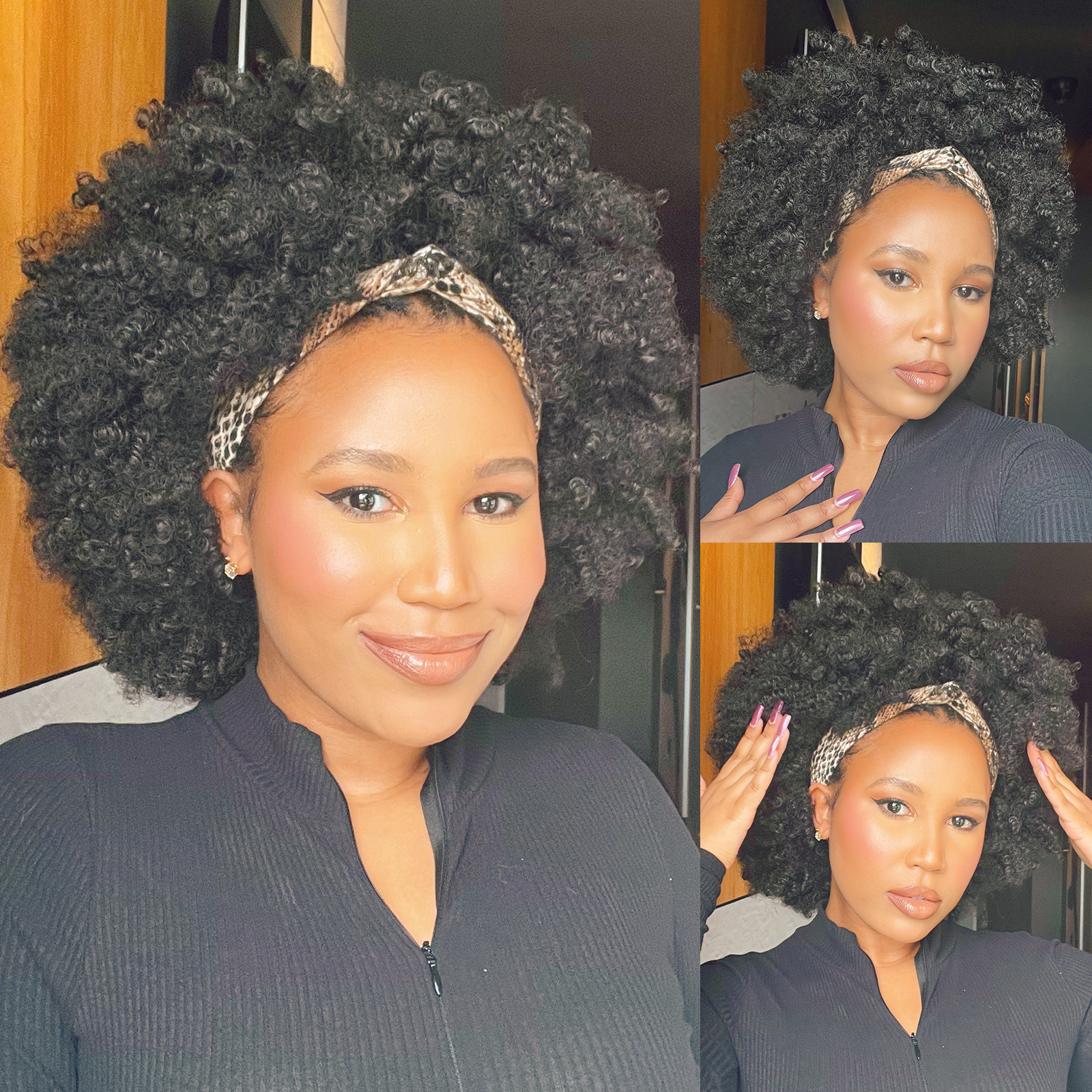 Toyotress Short Kinky Afro Curly Wigs 12