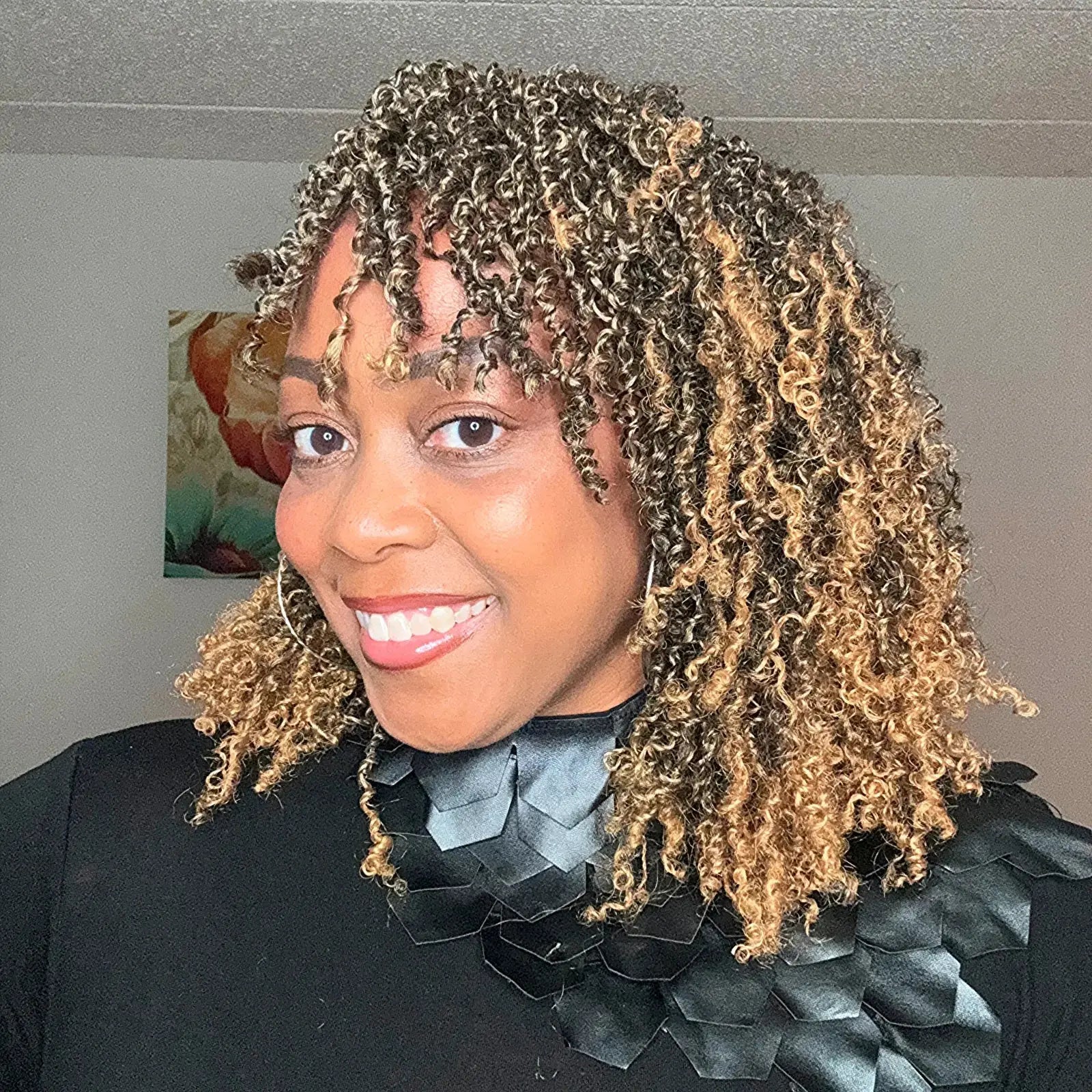 Toyotress Mini Yanky Twist Braiding Hair Short Passion Twist Crochet Braids Synthetic Hair Extensions