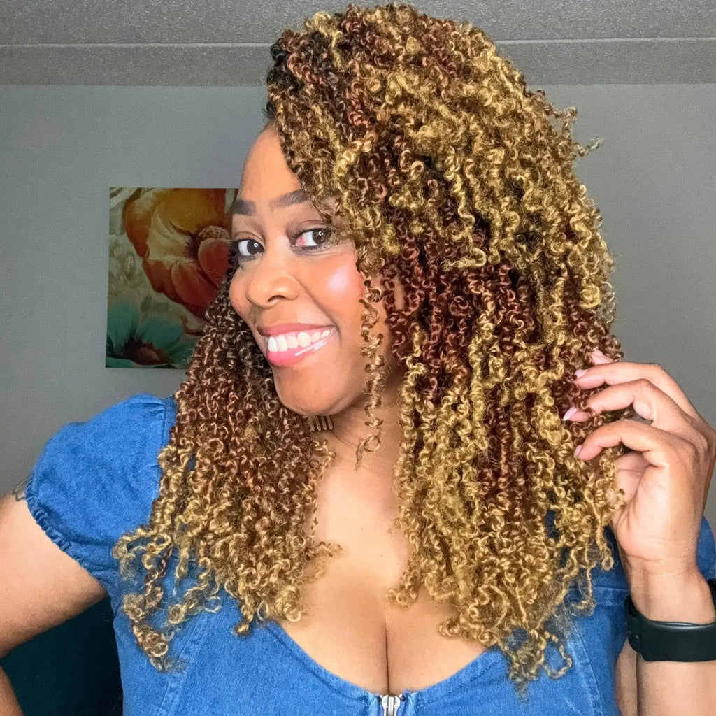 Toyotress Mini Yanky Twist Braiding Hair Short Passion Twist Crochet Braids Synthetic Hair Extensions