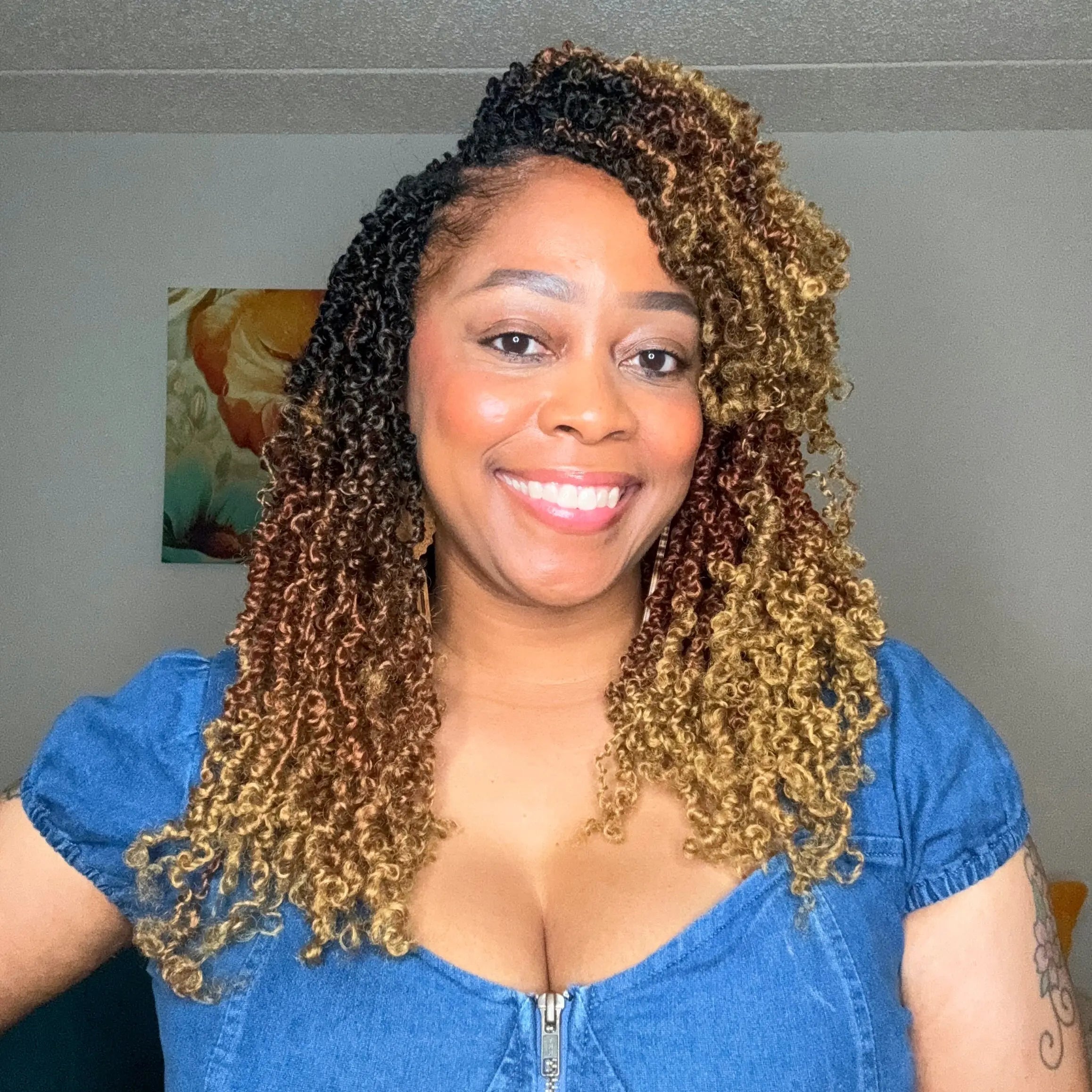 ( US ONLY) FAST SHIPPING YT | Toyotress® Yanky Twist Pre Looped Mini Passion Twist Short Passion Twist Crochet Braids Synthetic Hair Extensions Toyotress