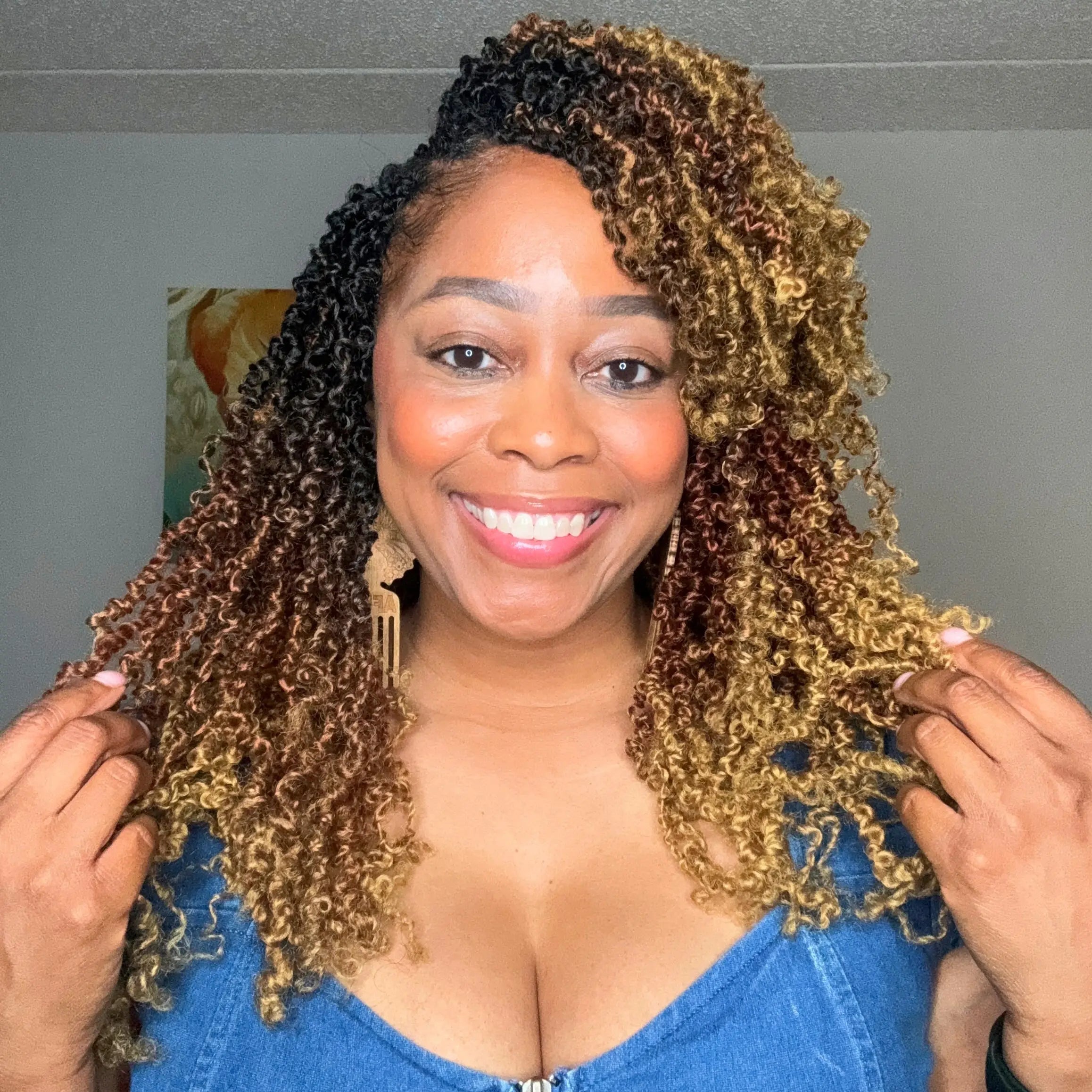 ( US ONLY) FAST SHIPPING YT | Toyotress® Yanky Twist Pre Looped Mini Passion Twist Short Passion Twist Crochet Braids Synthetic Hair Extensions Toyotress