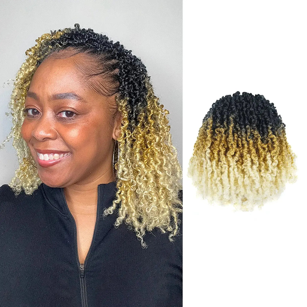 Toyotress Mini Yanky Twist Braiding Hair Short Passion Twist Crochet Braids Synthetic Hair Extensions