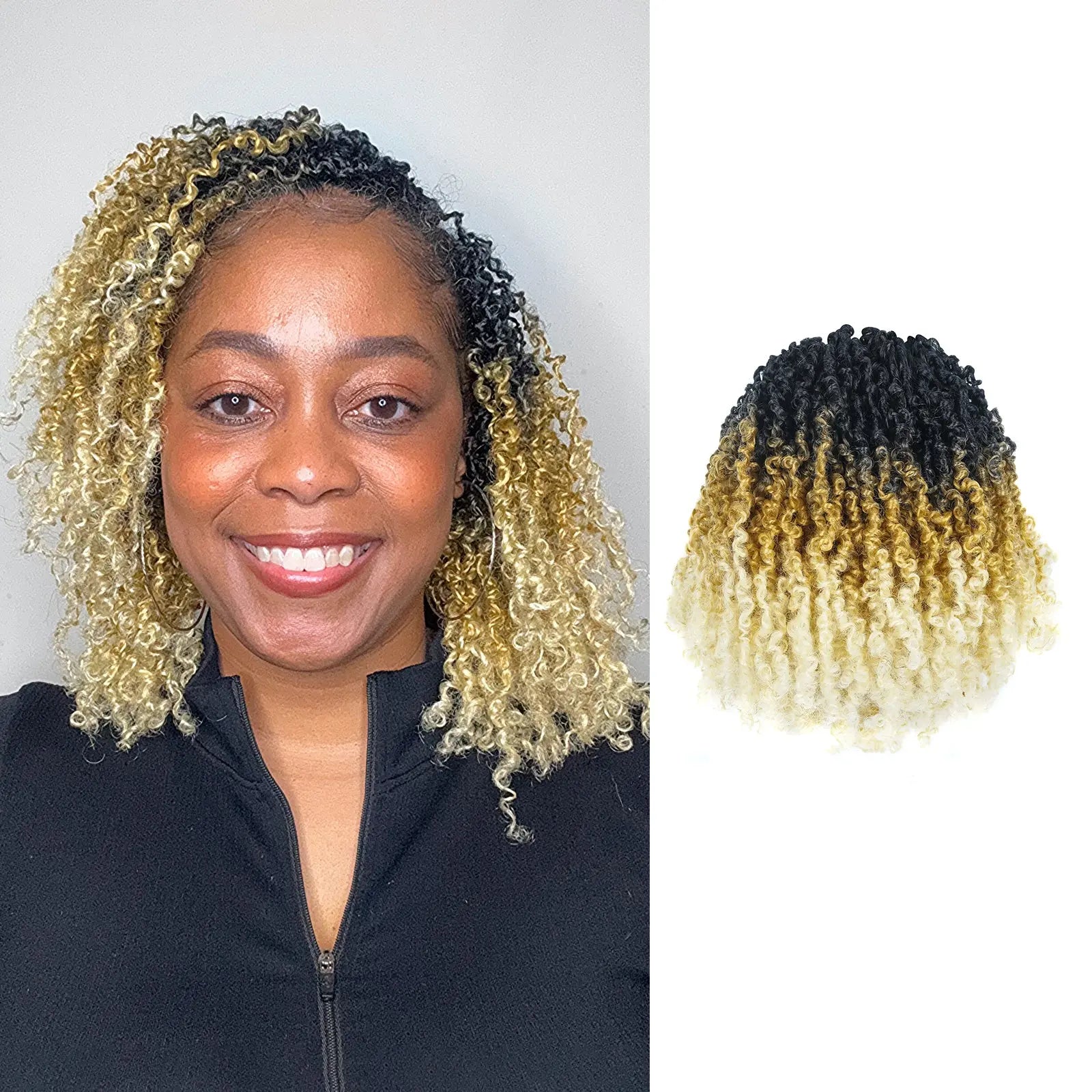 Toyotress Mini Yanky Twist Braiding Hair Short Passion Twist Crochet Braids Synthetic Hair Extensions