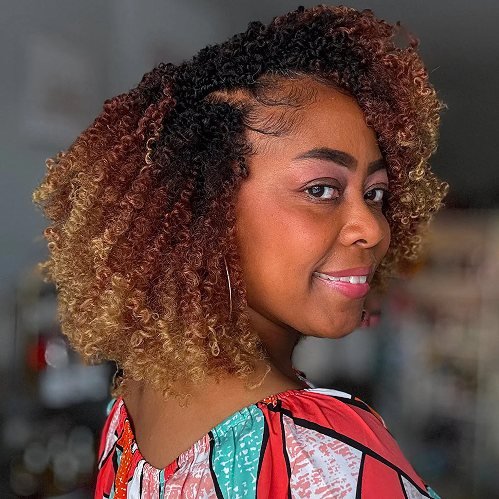 8 Packs YT |  Toyotress® Yanky Twist Crochet Hair Mini Passion Twist Short Passion Twist Pre Twisted Bob Twist Hair Extensions Toyotress