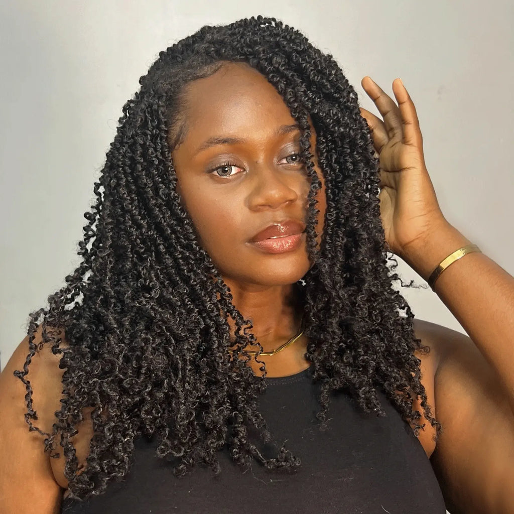 Toyotress Mini Yanky Twist Braiding Hair Short Passion Twist Crochet Braids Synthetic Hair Extensions