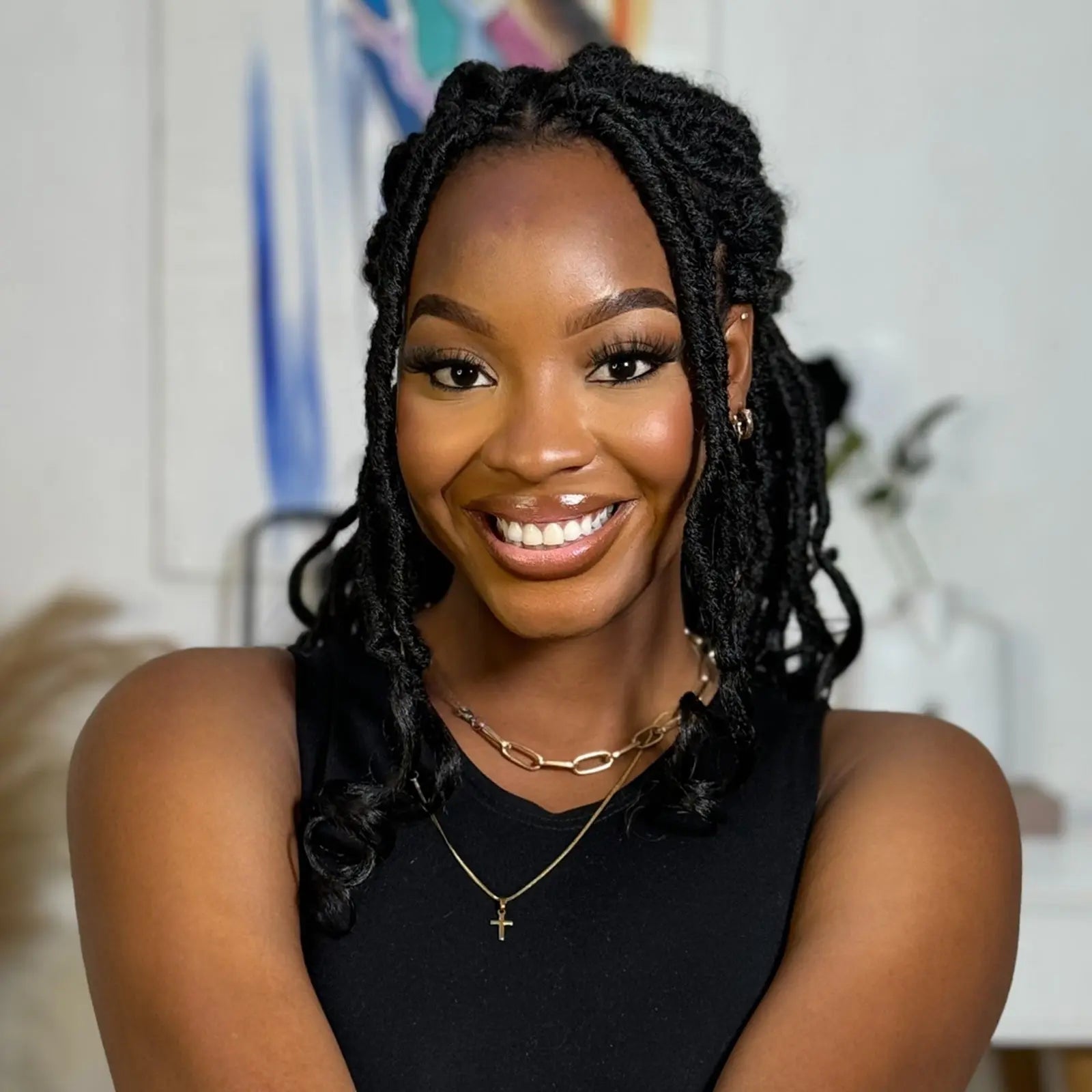 Toyotress Unique French Curl Locs Crochet French Locs With Curly Ends Crochet Hair Pre Looped French Curl Braiding Hair for Women